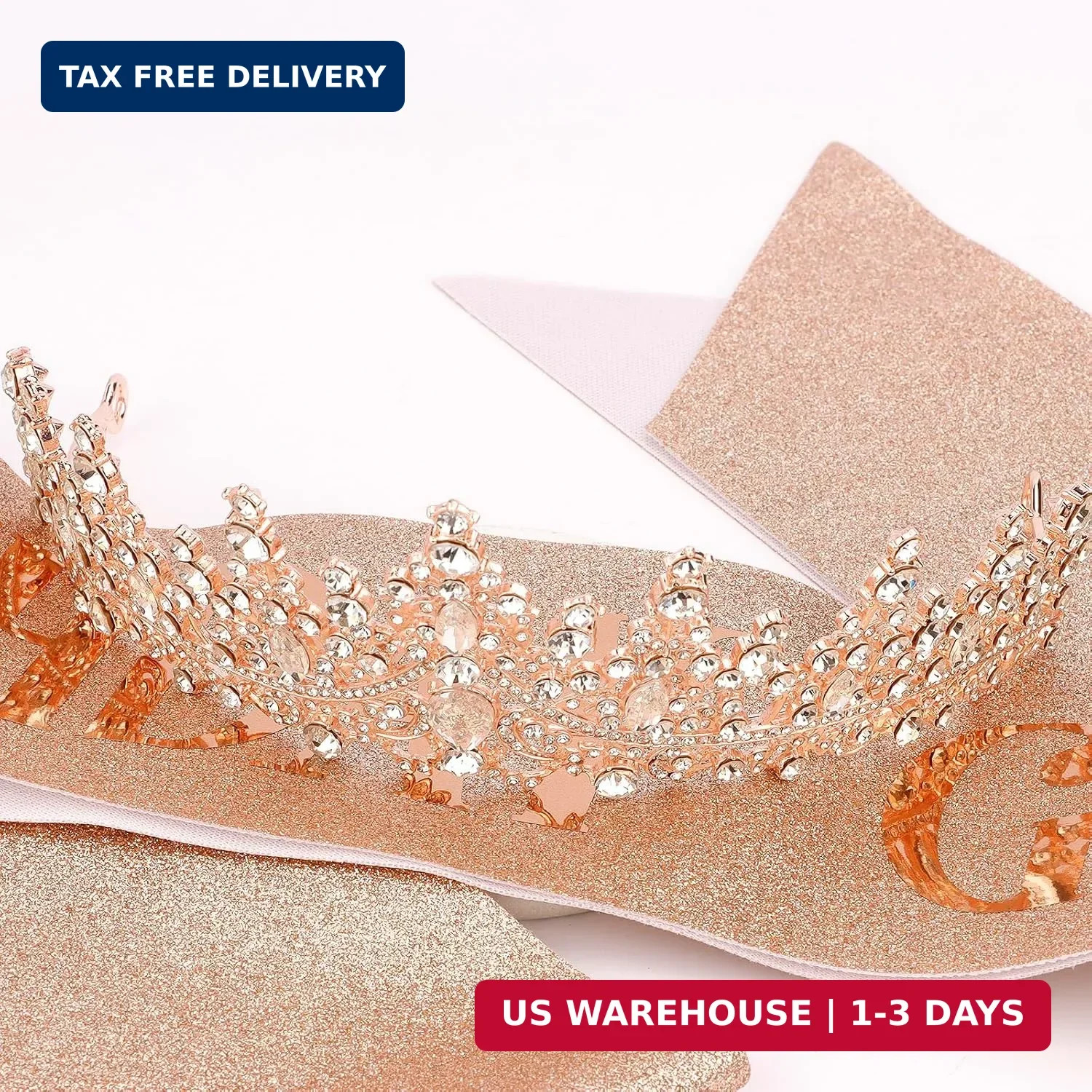 BIRTHDAY GIRL Sash for Women Happy Birthday Sashes and Crowns for Girls Crystal