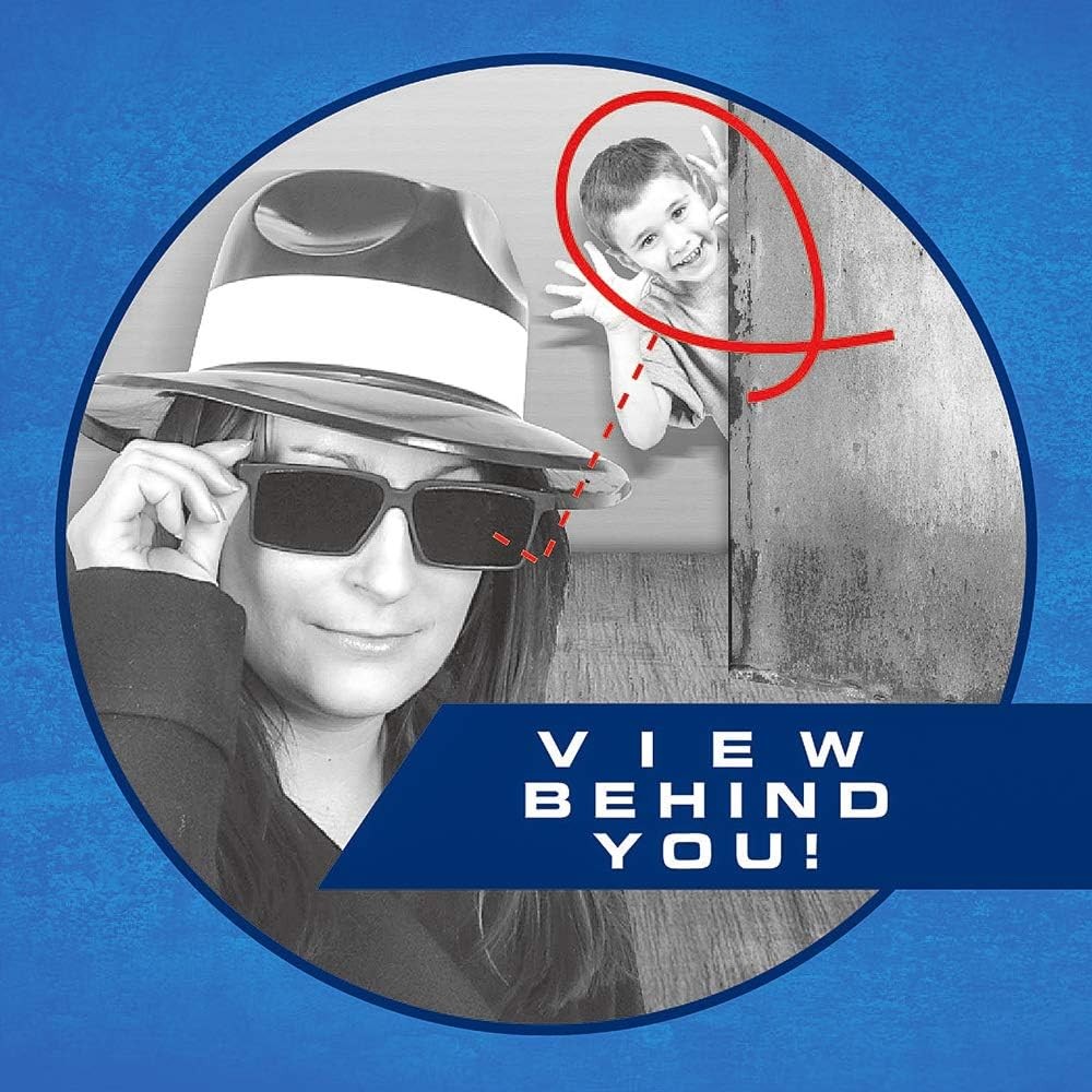 12 Spy Mirror Look Behind Sunglasses – Detective Gadget Magic Trick Party Toys