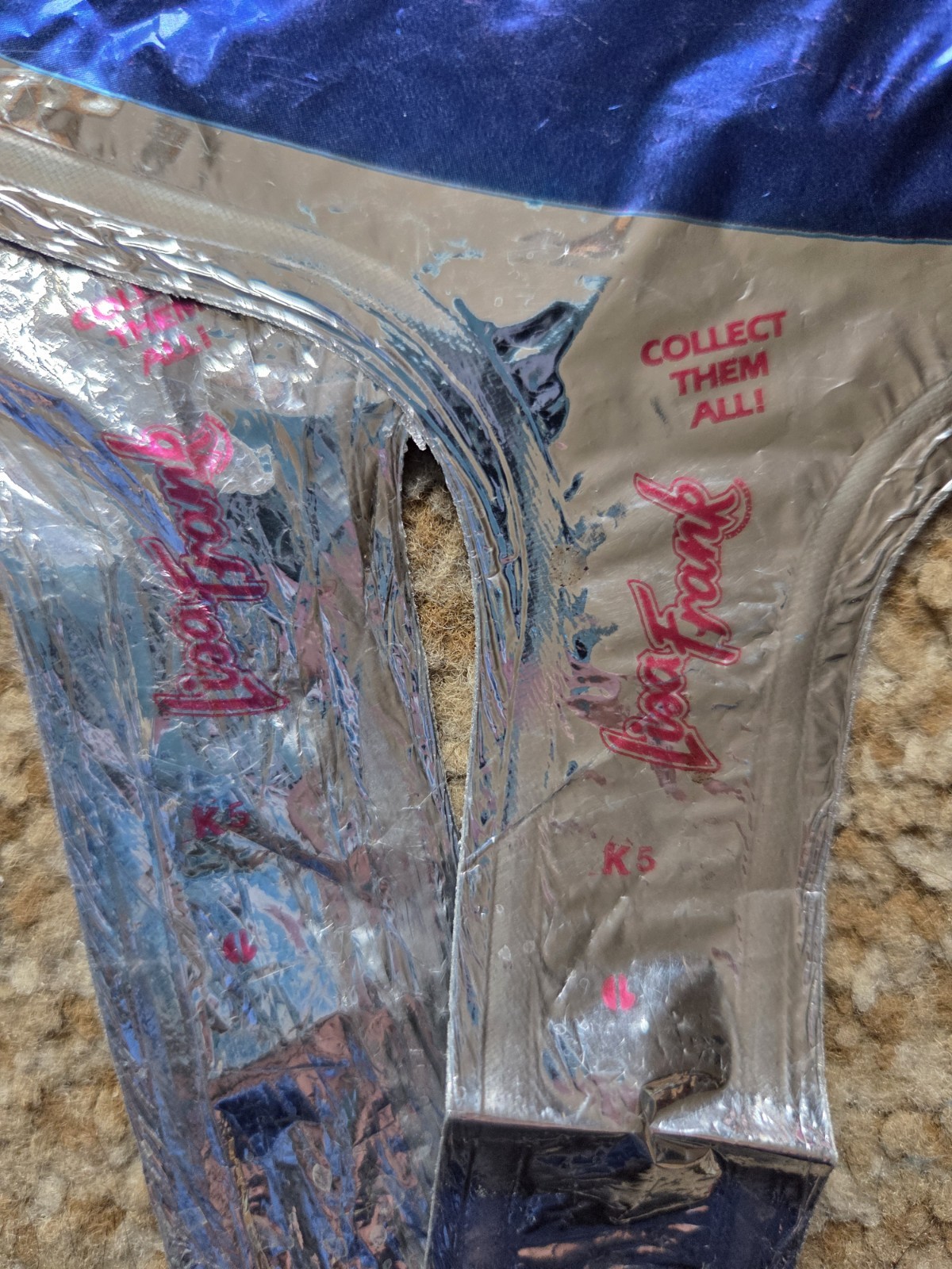 Pair Of Lisa Frank Helium Mylar Balloons Unicorn, Bear, Rainbow All Occasion New