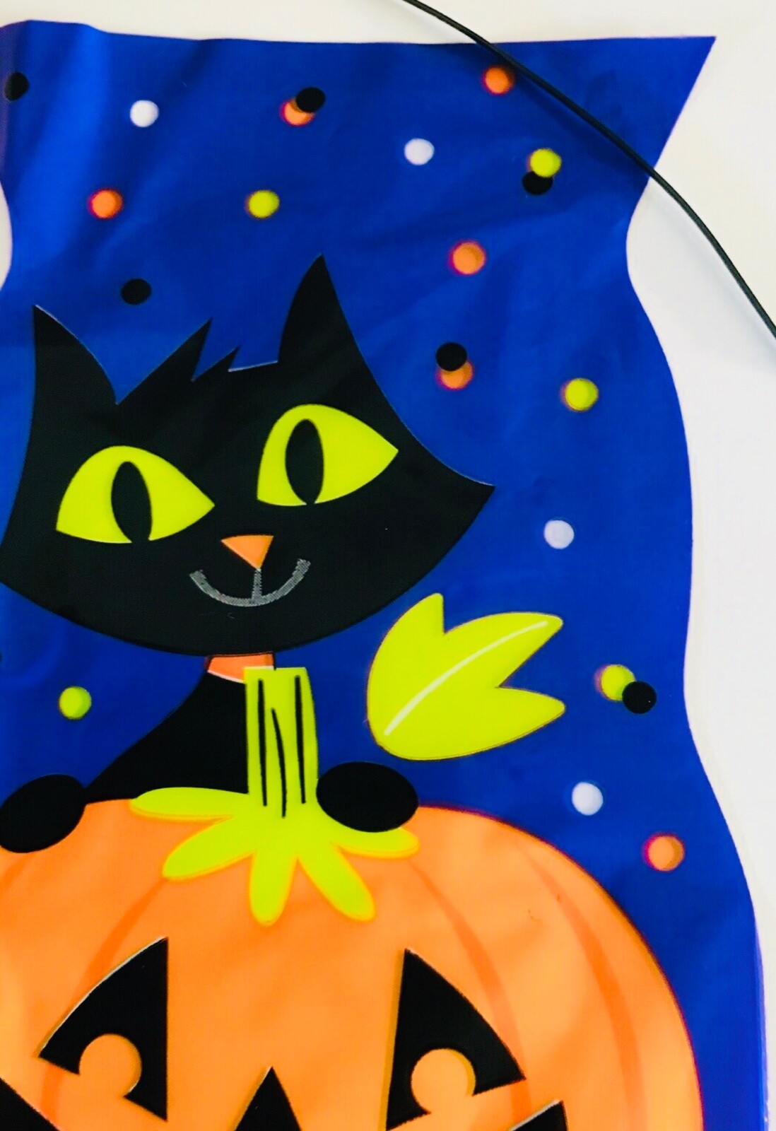 10 x HALLOWEEN Pumpkin and Cat CELLOPHANE Sweet Gift LOOT Bags TRICK OR TREAT