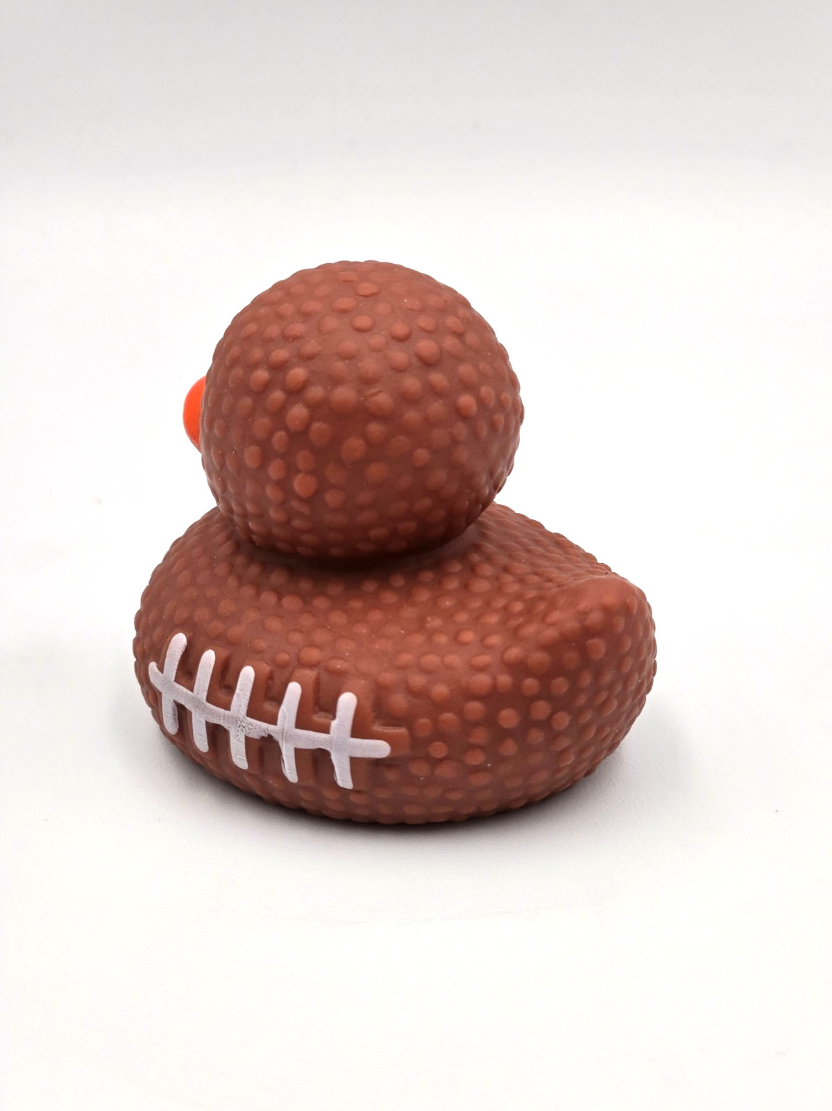 Football Rubber Duck, 1.75 Inches, Pigskin Football Theme Duck, Jeep Ducking