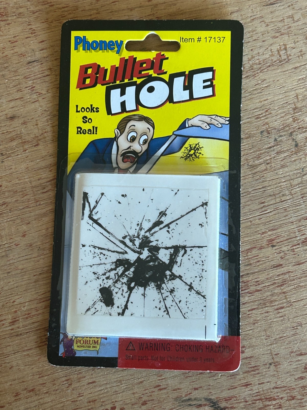 Phoney Bullet Hole Lot Of 3 Forum Novelties Gag Gift Prank Practical Joke