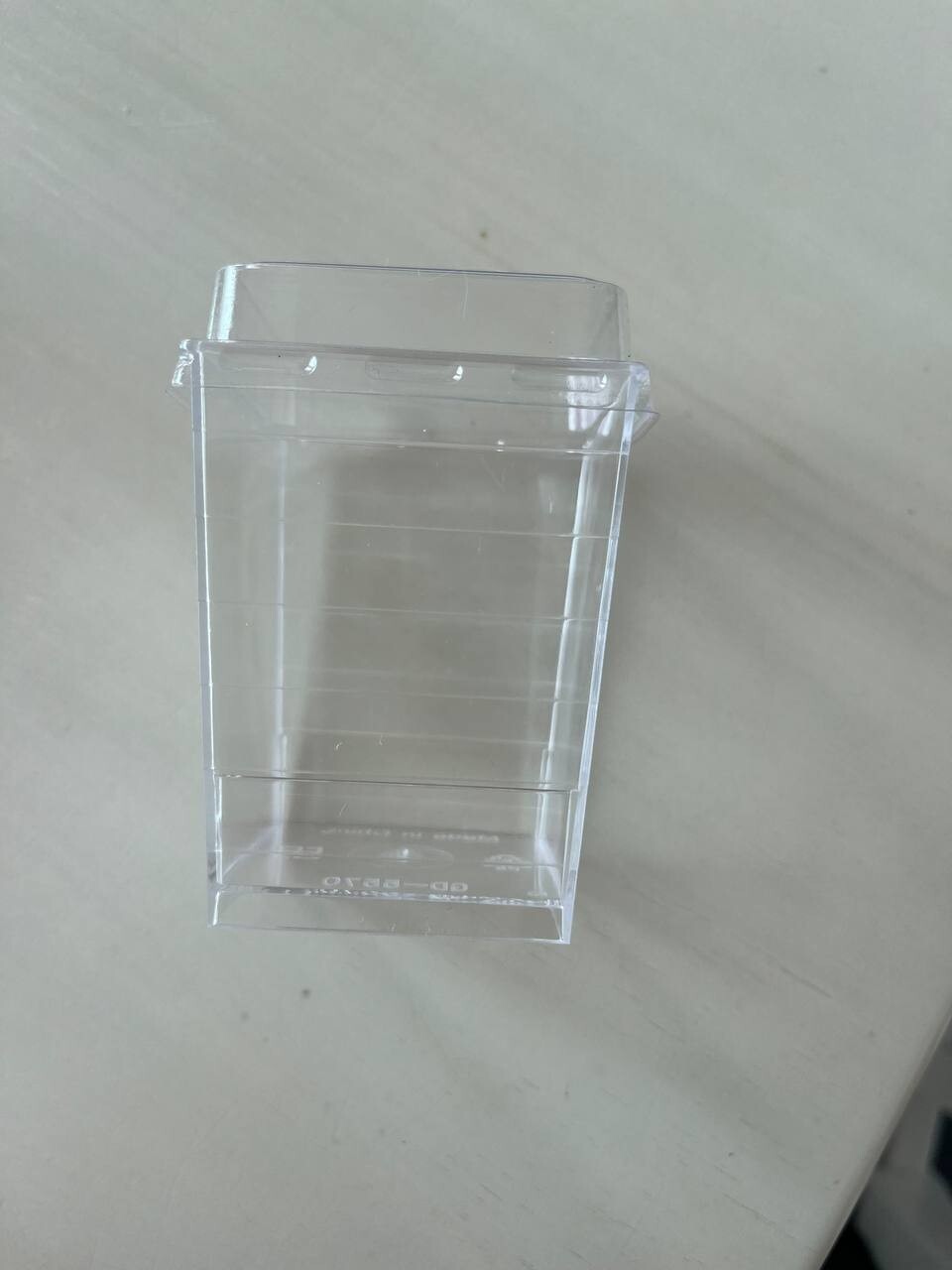 Mini Dessert Cups, 5.4oz Disposable Square Cups Clear Plastic with Lids