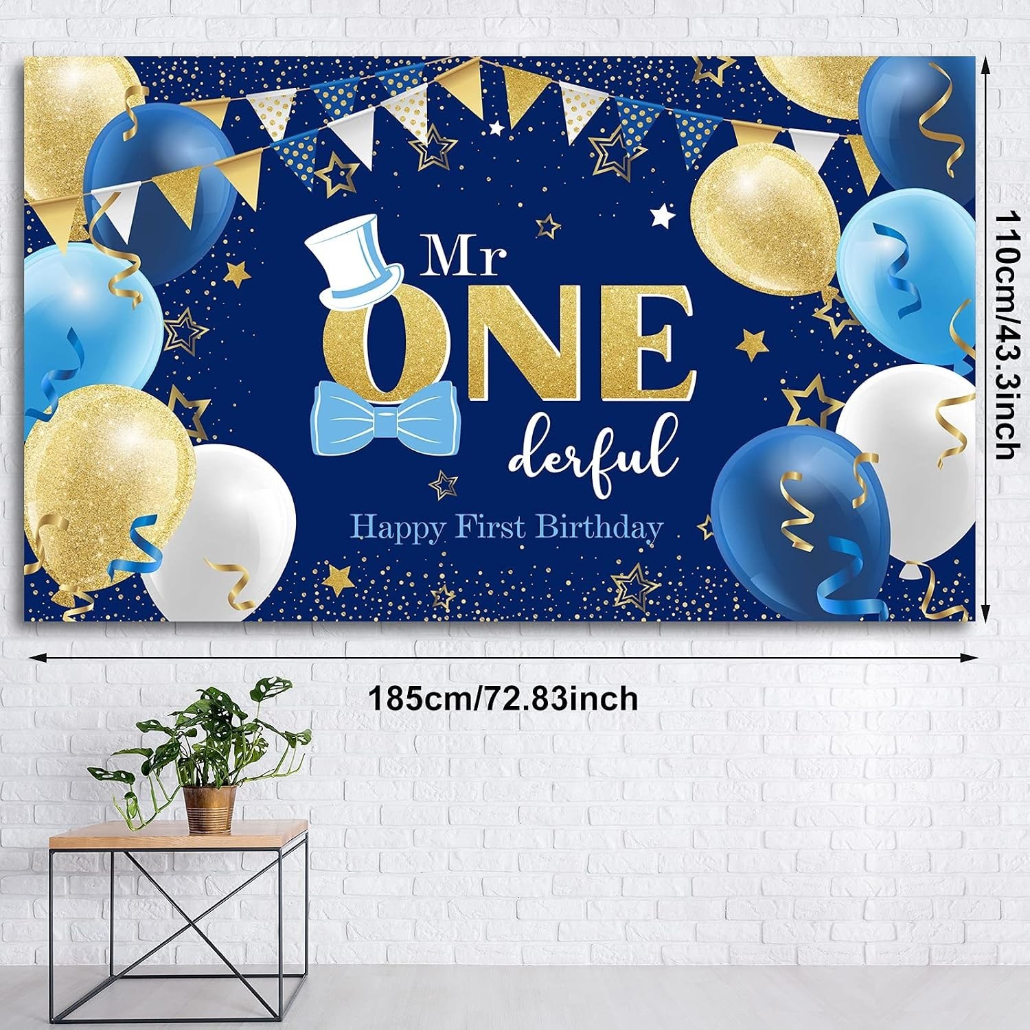 Boys 1st Birthday Decoration Mr. Onederful Birthday Party Supplies Boy 1st Bi…