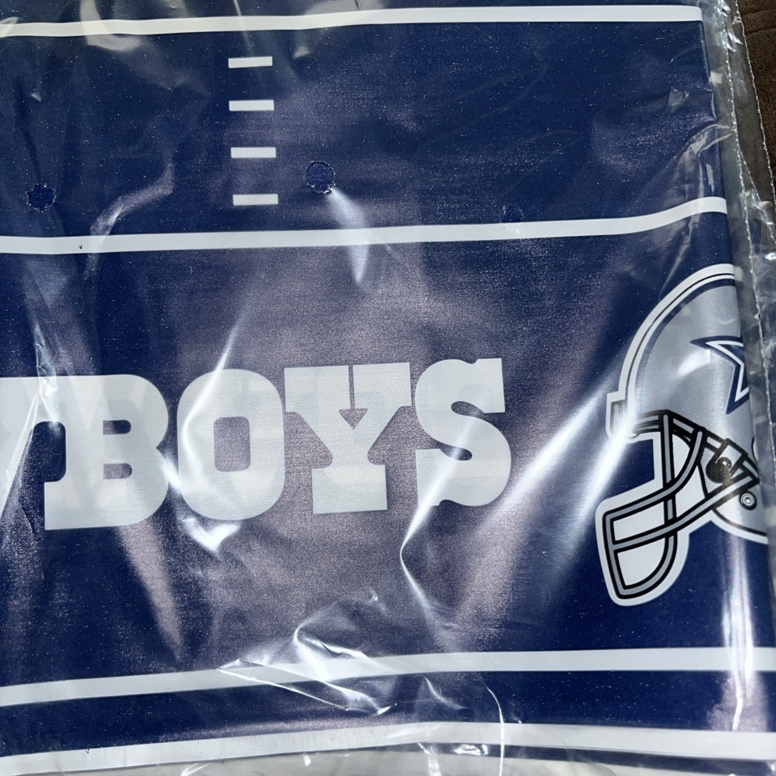 Dallas Cowboys NFL, Table Cover 54 In X 102 In Plastic Party Supply Tailgating