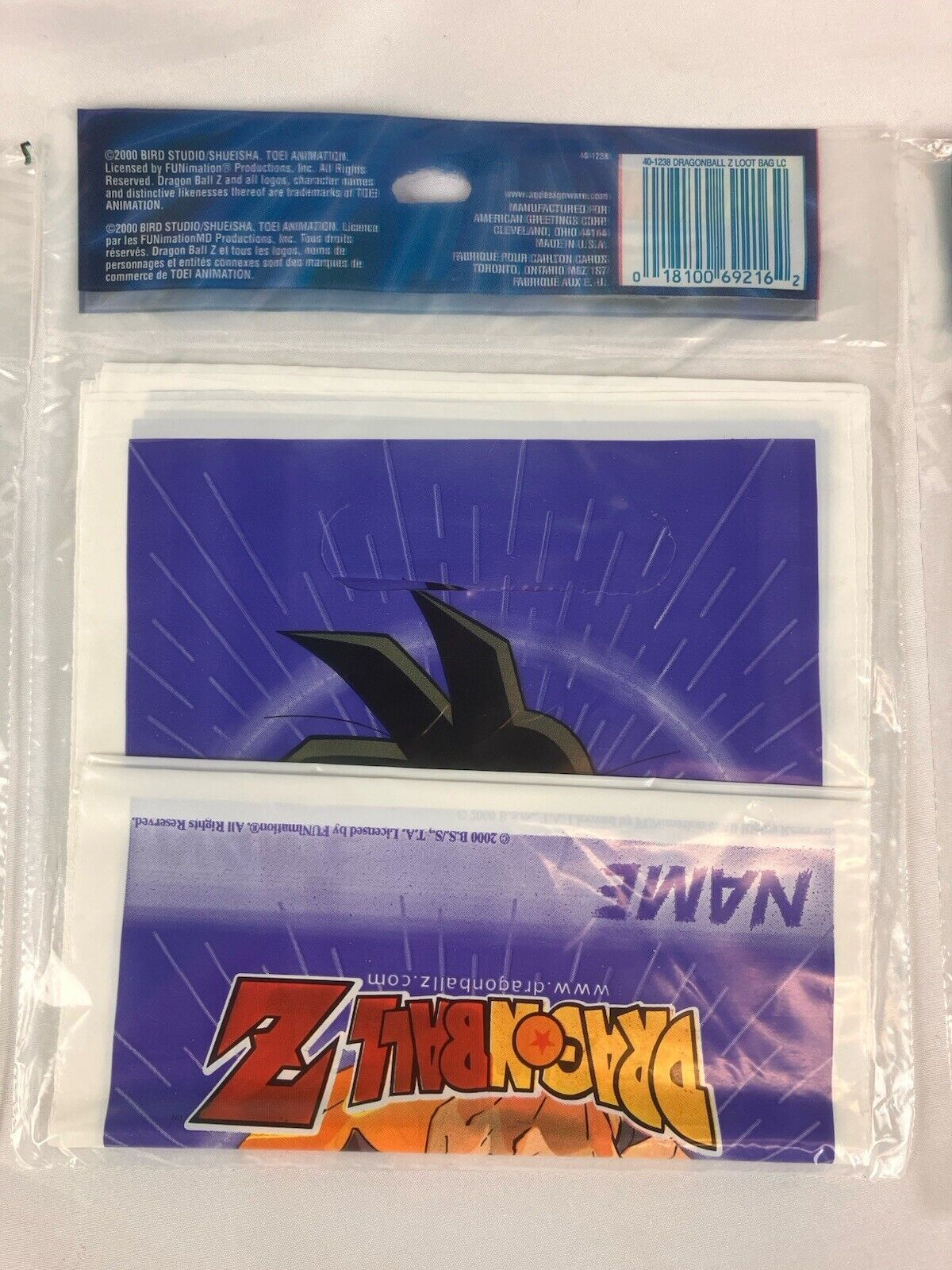 Dragon Ball Z Party Gift Bags 24 Count – 3 Sets of 8 DBZ Kids Birthday Party New