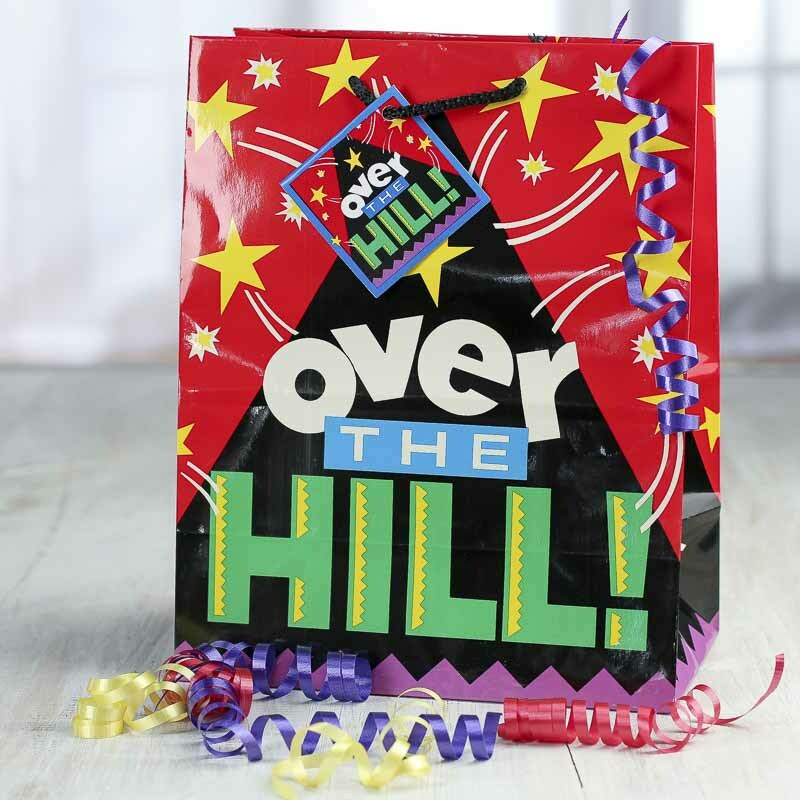 Factory Direct Craft Over The Hill! Birthday Gift Bag | 24 Pieces