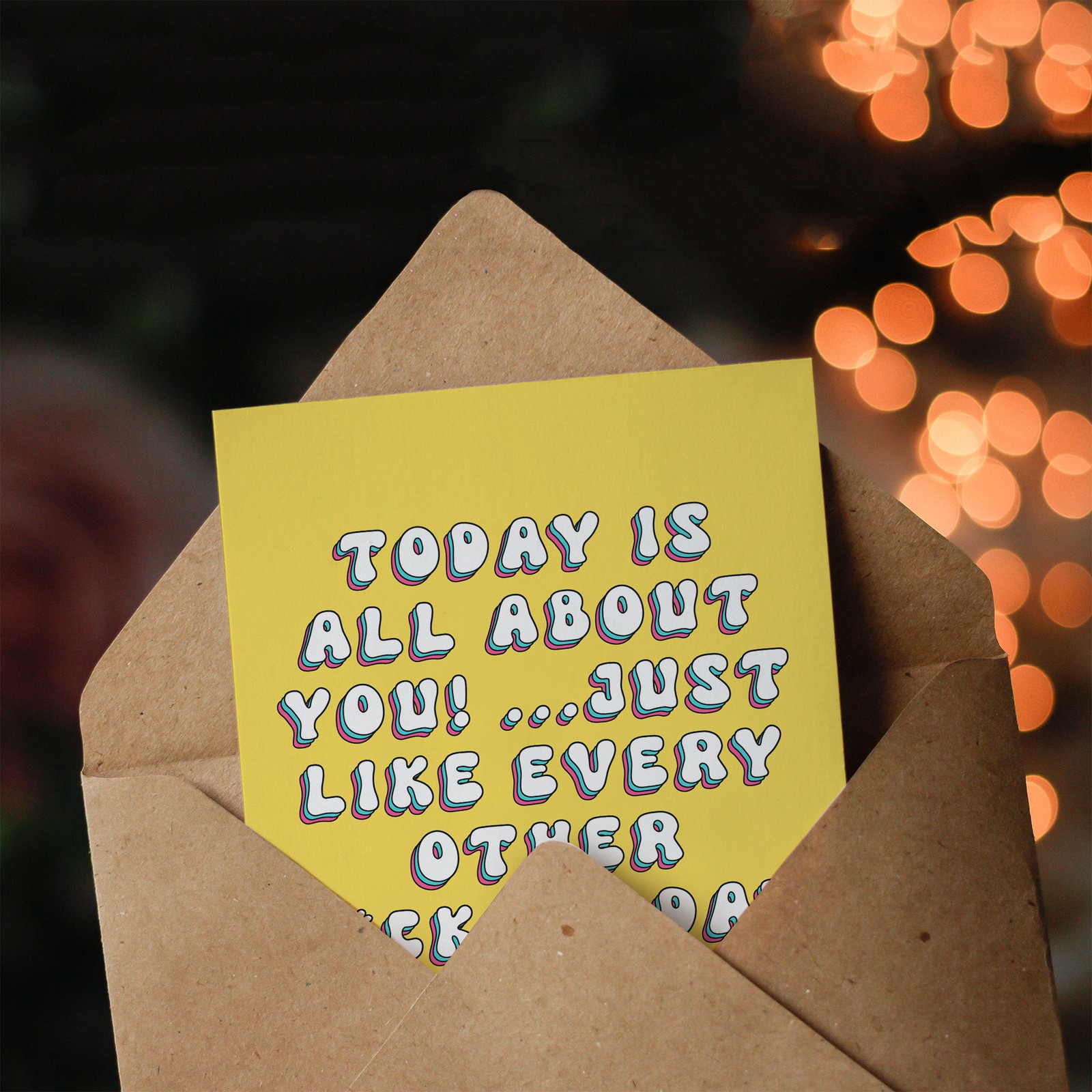 Birthday Card Today About You Like Every F*cking Day Fun Rude Adult Humour Joke