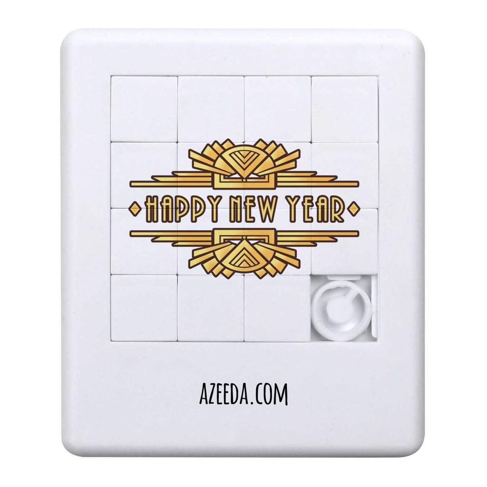 ‘Art Deco Happy New Year’ Sliding Puzzle (PZ00040909)