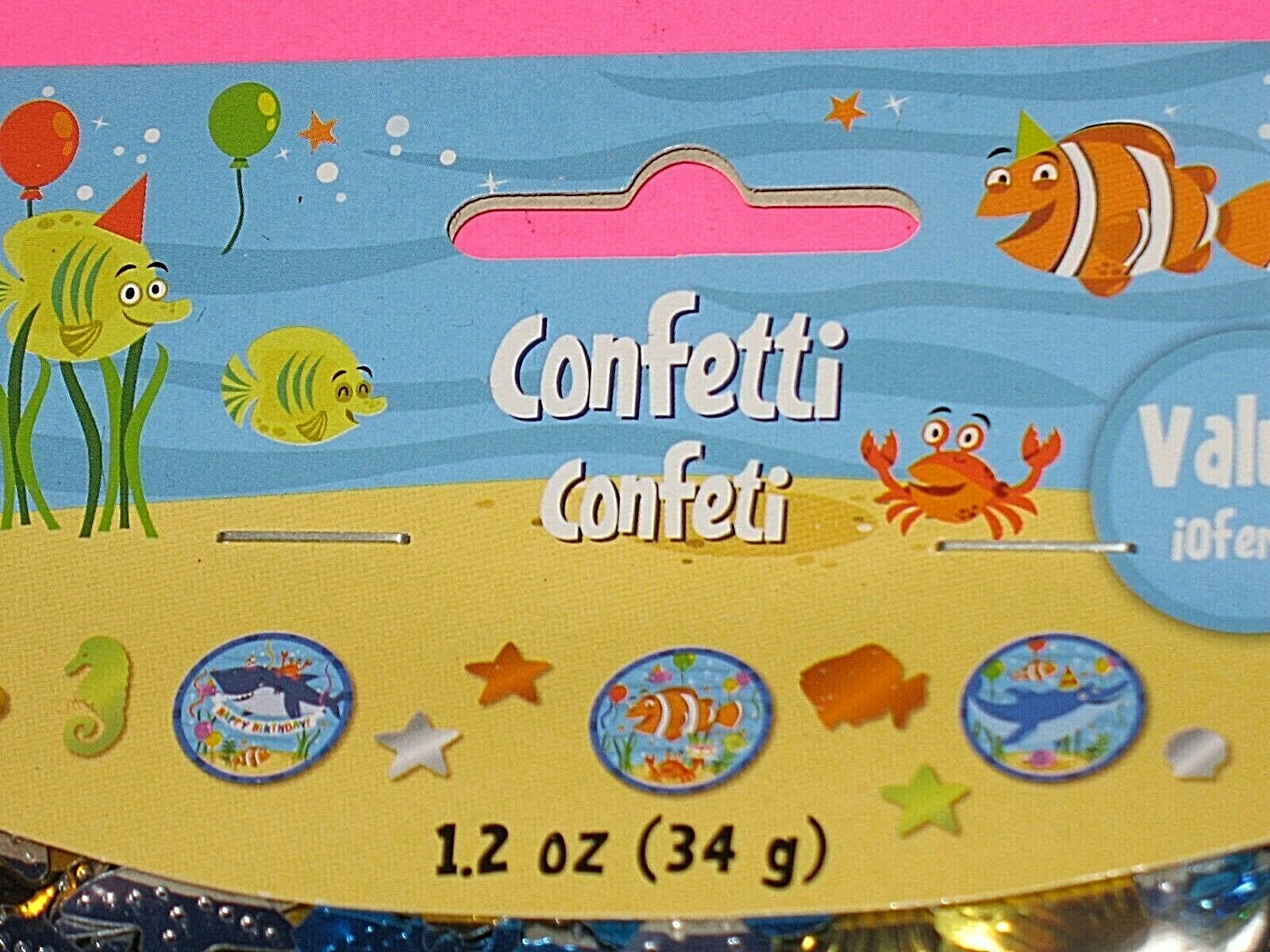 Amscan Ocean Theme & Stars Party Decoration Confetti 3 packs