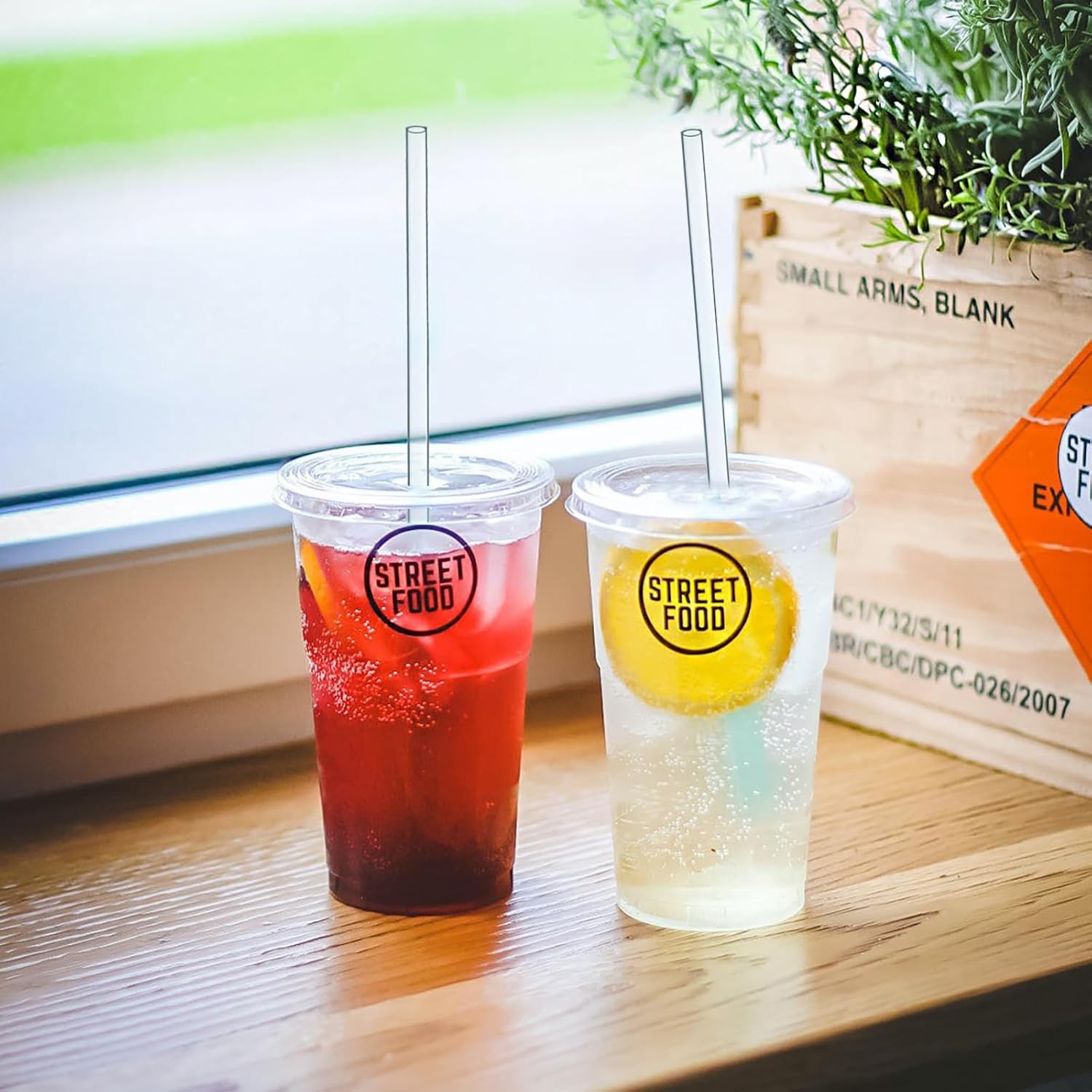Reusable Hard Plastic Clear Straws 10.5 inch Tumbler Straws Tritan, Long