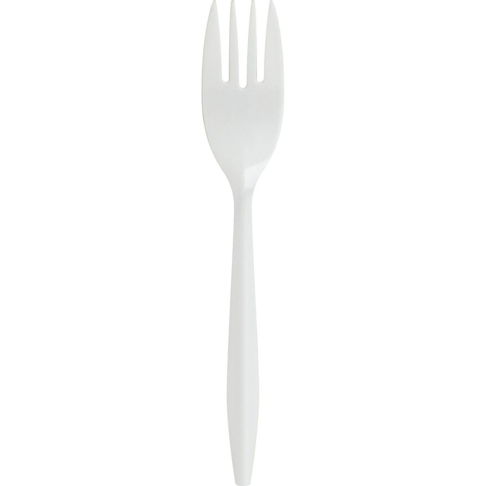 Genuine Joe Medium Weight Fork – 1000/carton – Polypropylene – White (GJO20000)