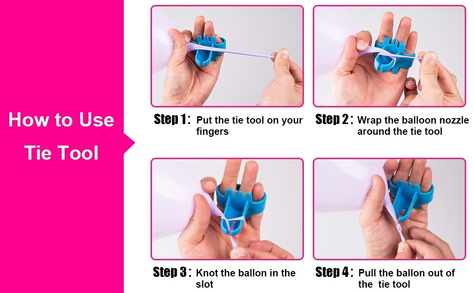 Portable Electric Balloon Pump 2 Nozzle Air Blower Inflator Party w Ribbon FREE