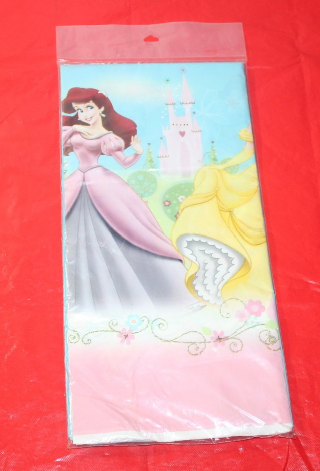 Party Express Hallmark Disney Princess Plastic Table Cover 54in X 102 New Ariel