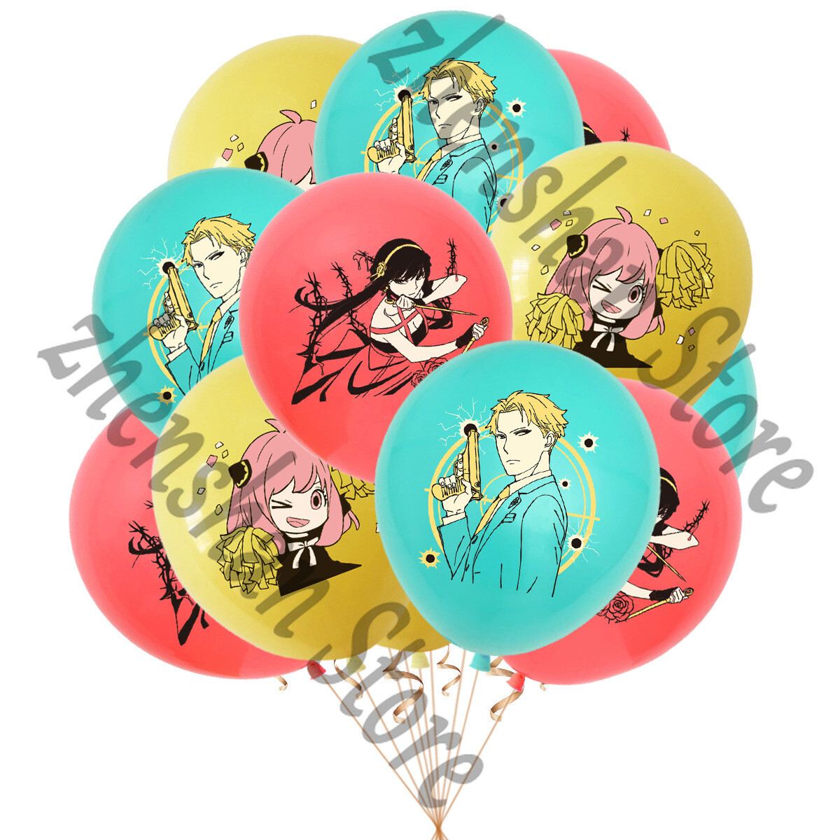 SPY×FAMILY Supplies Birthday Party Set Balloons Cake Toppers Banner Decor Gift A