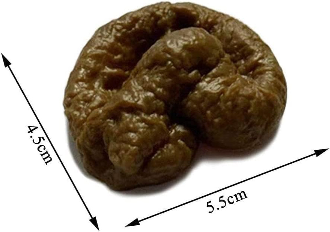 Brown Fake Poopy,Brown Realistic Fake Poop, Novelty Floating Fake Poop for April