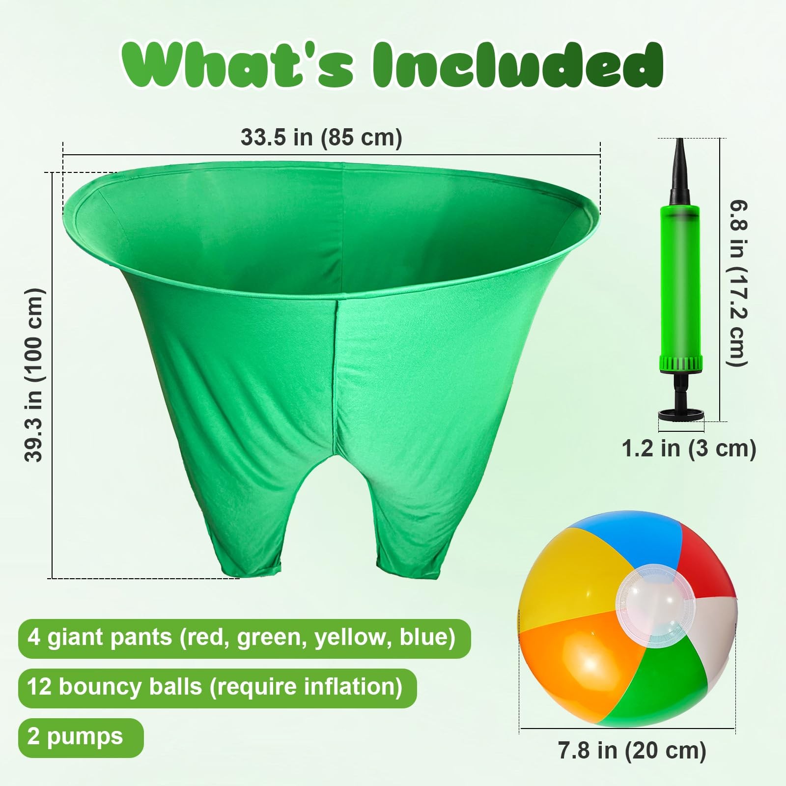 Granny Pants Outdoor Game, 4Pcs Granny Pants Yard Game for Adults and Kids, G…