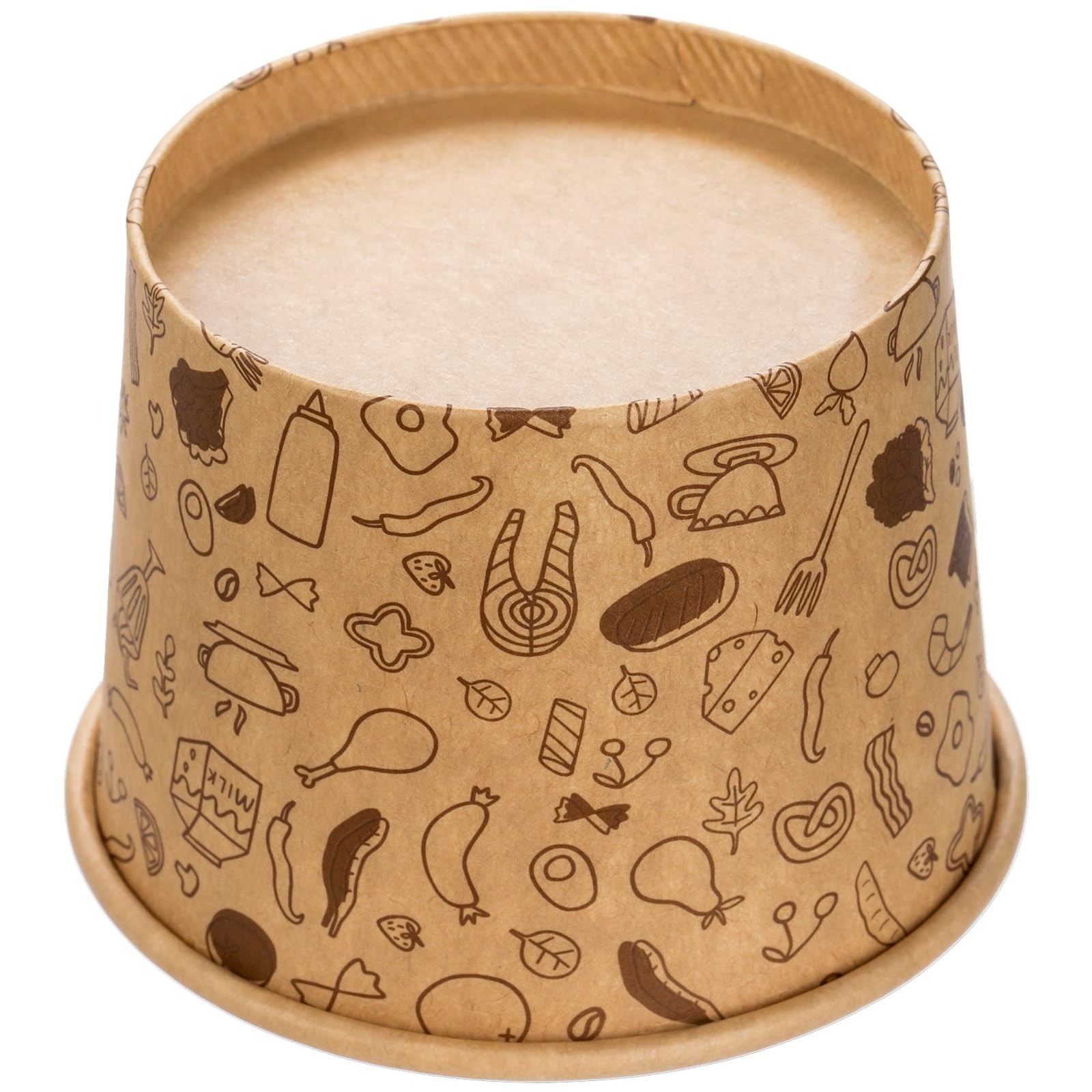 Cedilis 50 Pack Paper Containers with Lids, To Go Paper Soup Container, Disposab