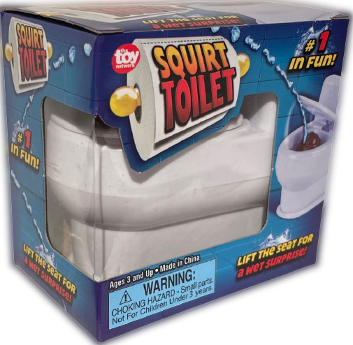 Funny SQUIRT TOILET Lift Seat Squirting Shoots Water Joke Prank Gag Gift Poop