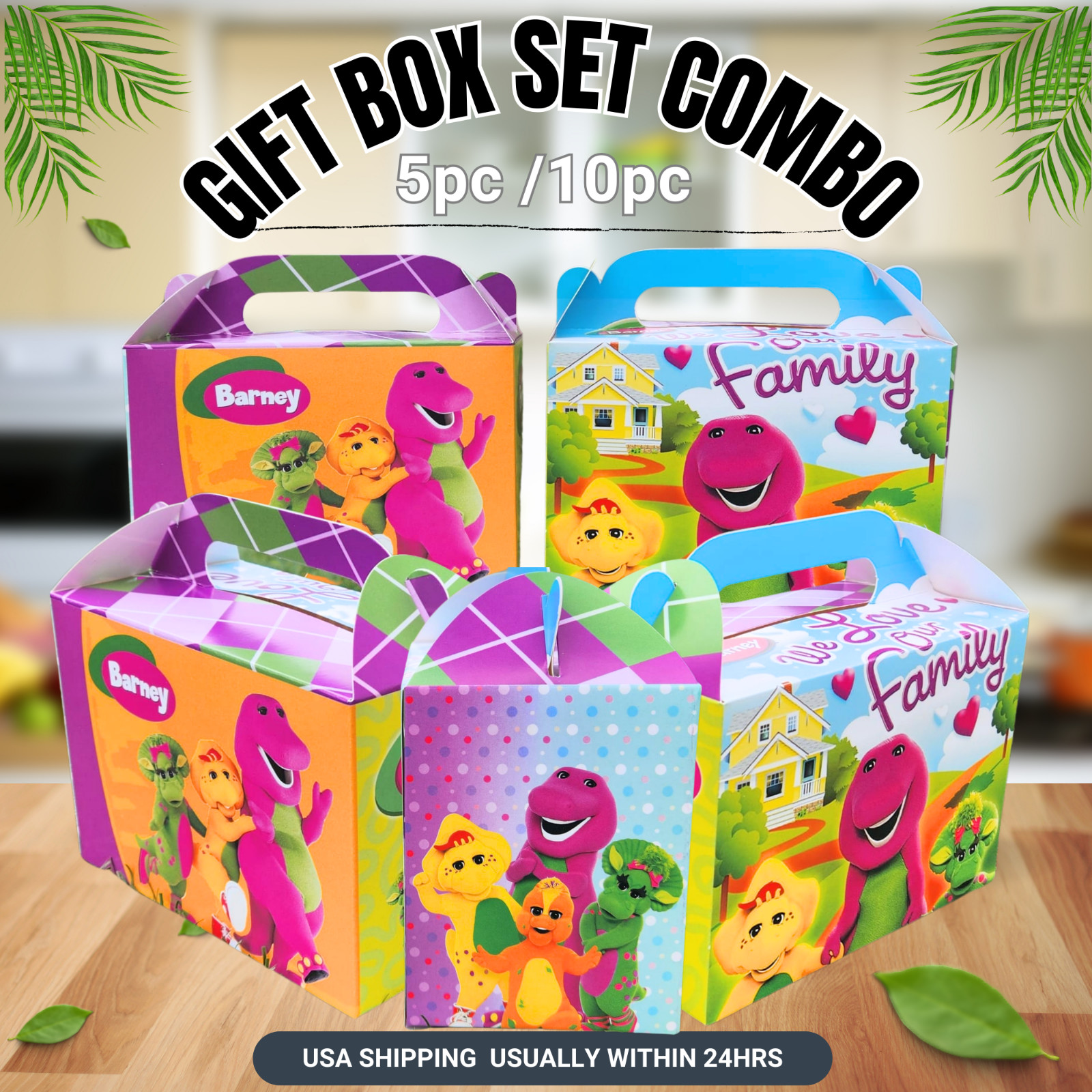 Barney happy birthday party supplies favor centerpiece decoration event theme