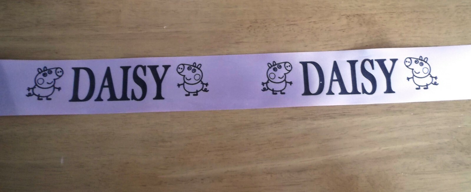 Personalised Cake Ribbon 50mm wide Poly ribbon Any Occasion 1 metre lengths