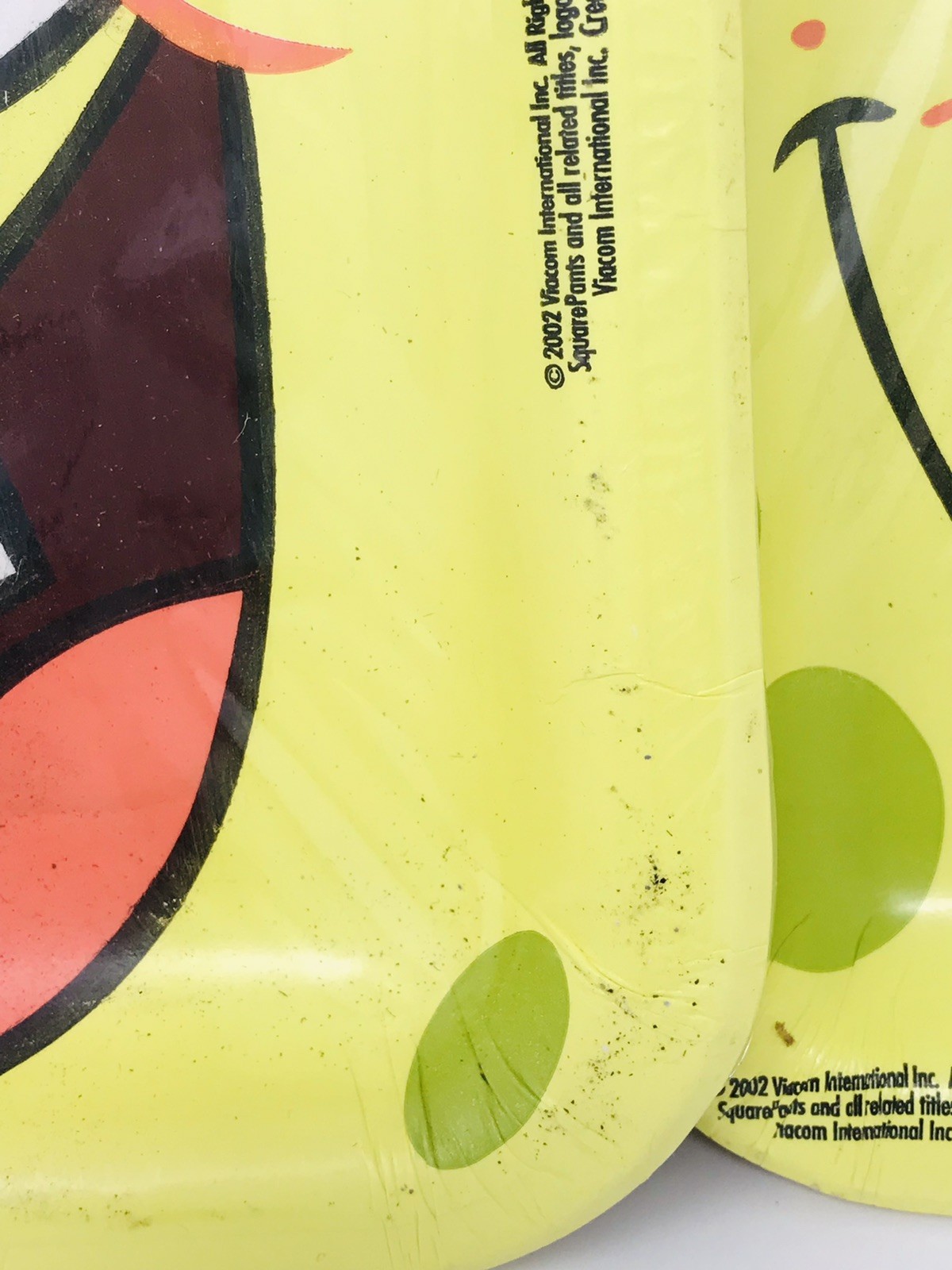 SpongeBob SquarePants Square Paper Plates 2002 16 Plates Total