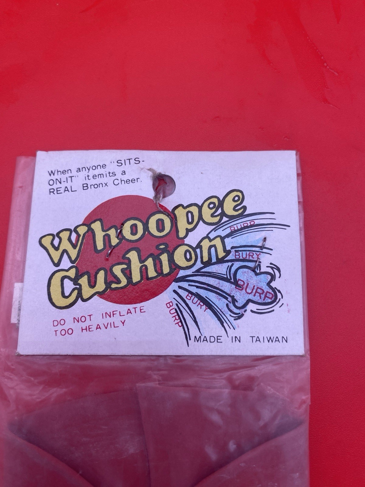 Whoopee Cushions Lot of 4 Vintage Fart Noise Toys – Sealed 1970’s New Old Stock