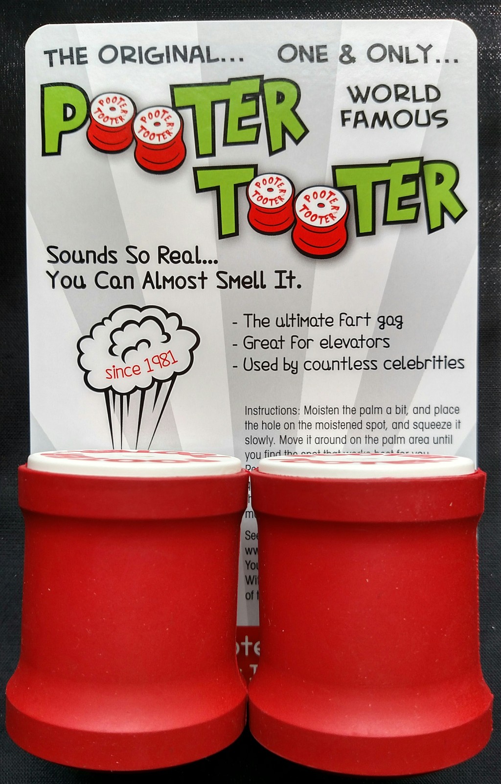The Original Pooter Tooter 2 PACK for $33.00 Ultimate Fart Gag