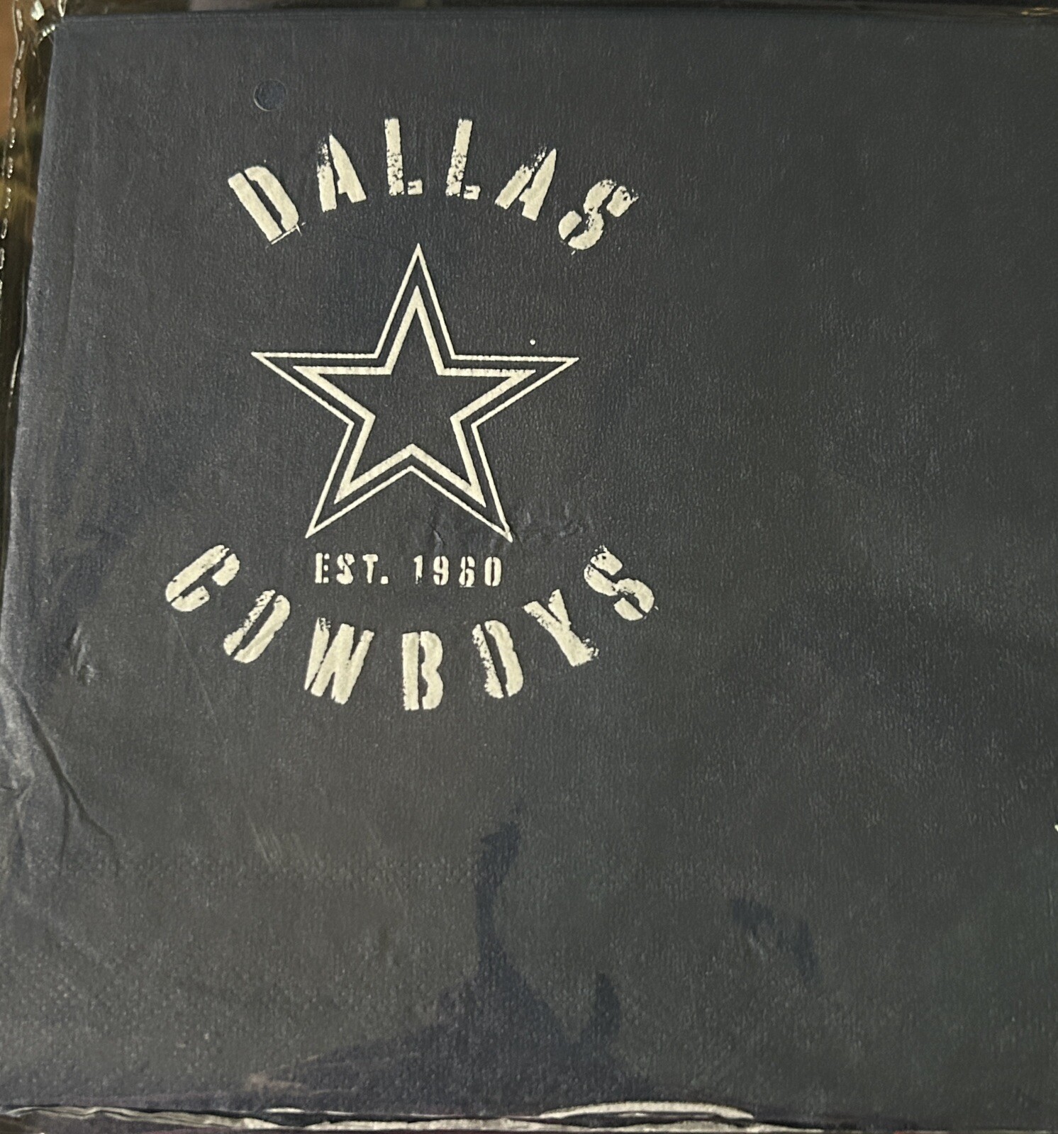 Lot 4 Pack NFL Dallas Cowboys Paper Napkins Packages 16 Napkins/Package Tailgate