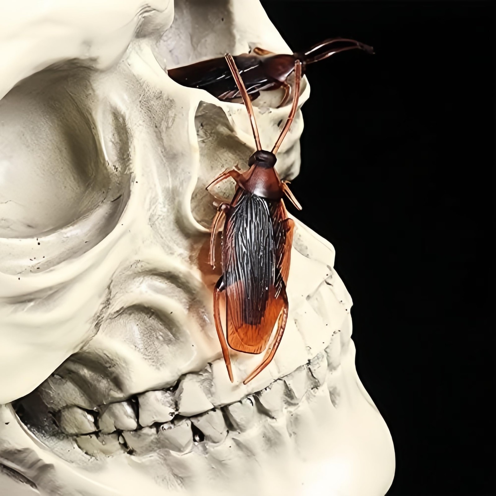 5pcs Realistic Fake Cockroaches for Halloween Prank, Home Decor, Party Props