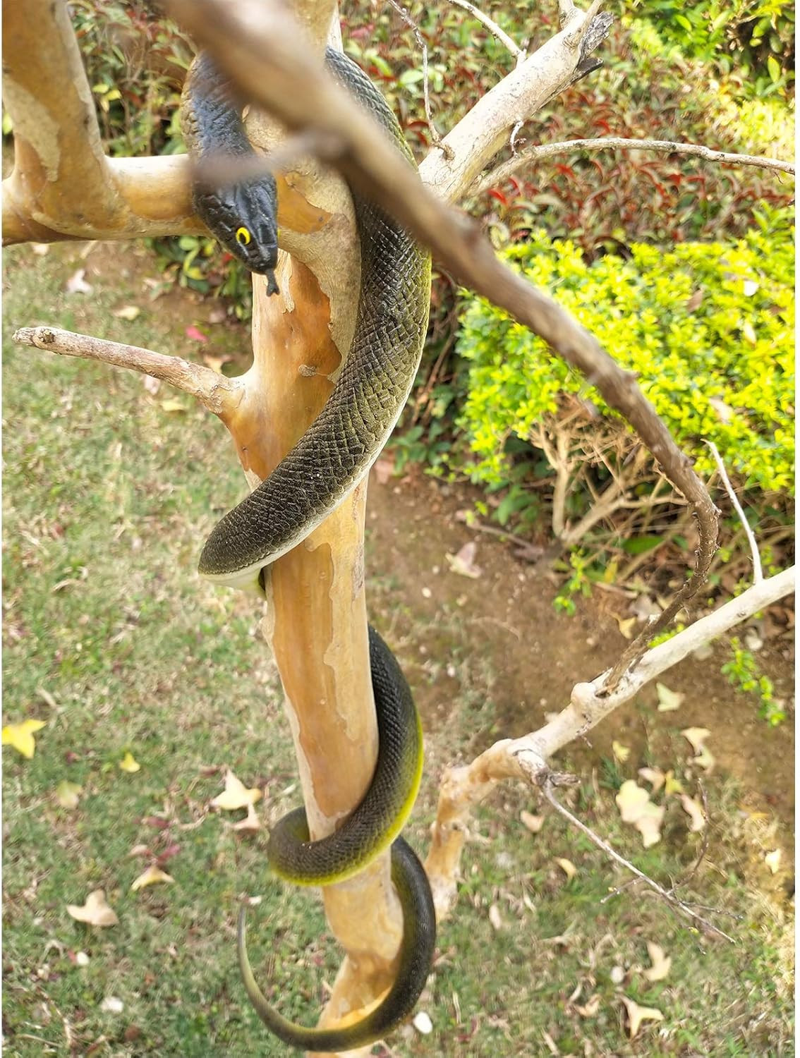 53” Large Rubber Snakes Super Realistic, Fake Snake Looks so Real