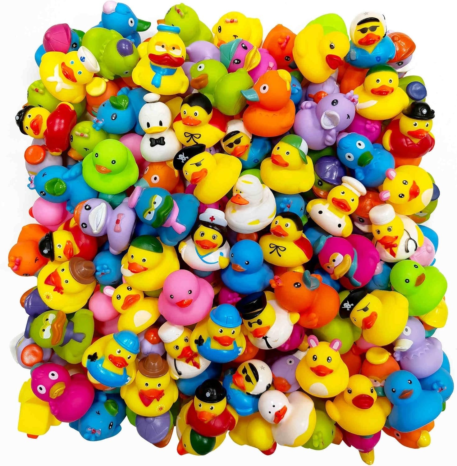 Rubber Ducks in Bulk,Assortment Duckies for Jeep Ducking Floater Duck Bath To…