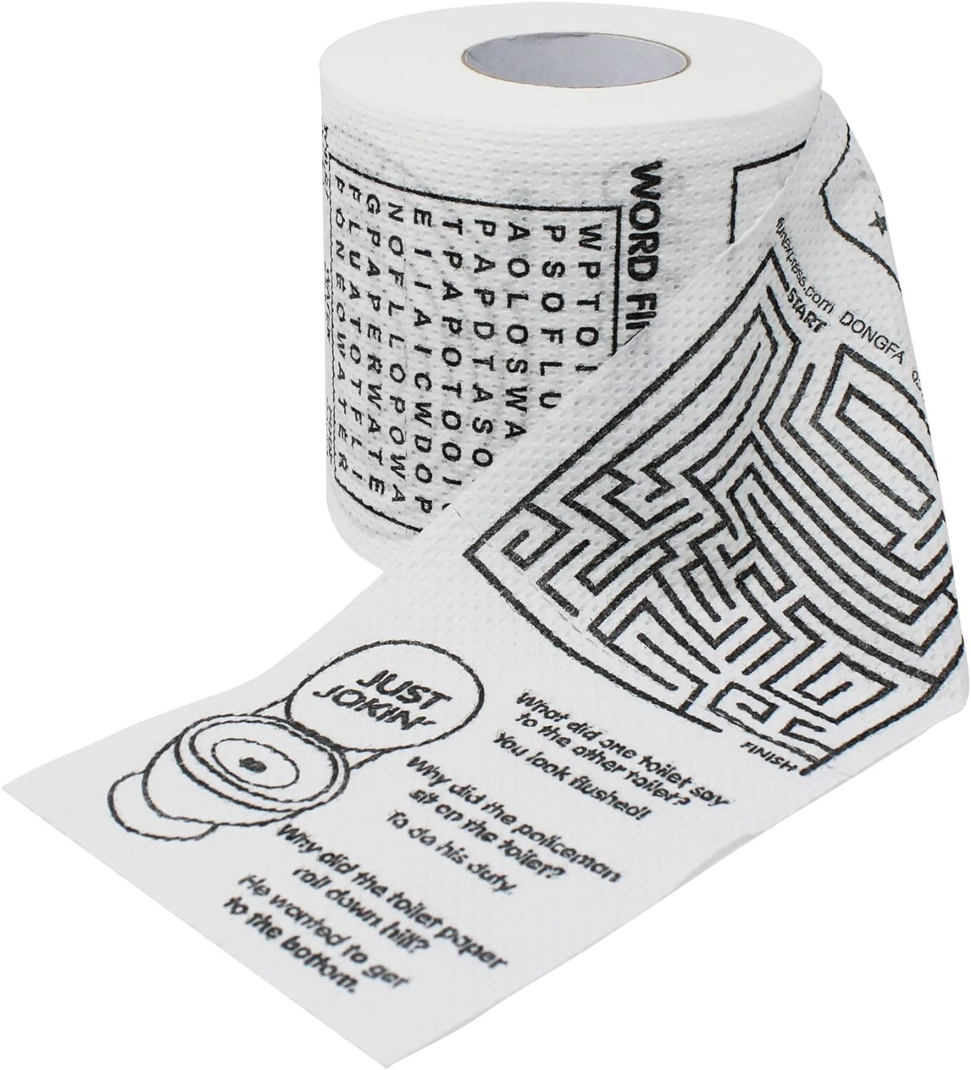 Novelty Toilet Paper Roll – Bathroom Tissue Roll – Funny Toilet Paper – Prank Gi