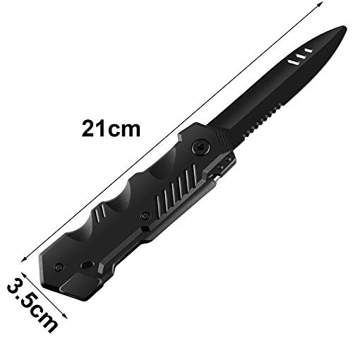4 Pieces Retractable Knife Prop False Trick Gadget Toy Disappearing Dagger Fake