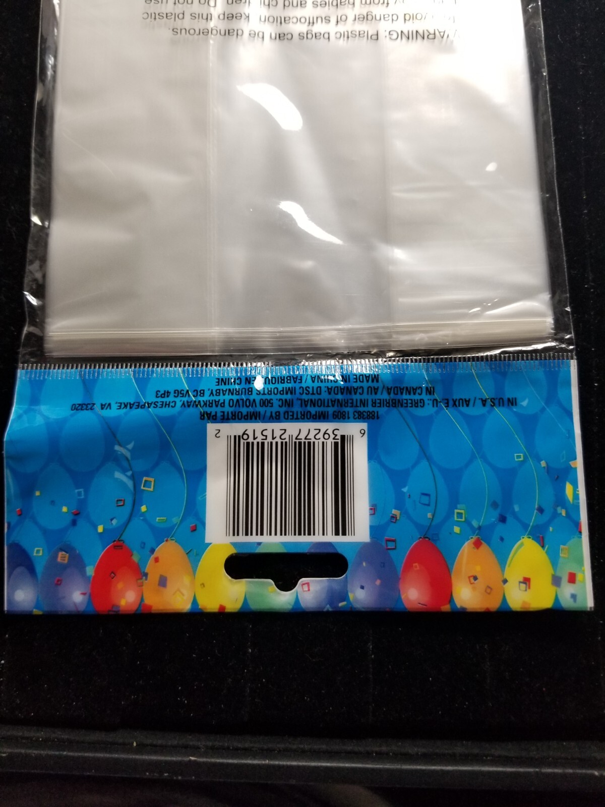 Party Loot Bags Clear Cellophane 25 Count Favors Candy + Twist Ties Any Occasion