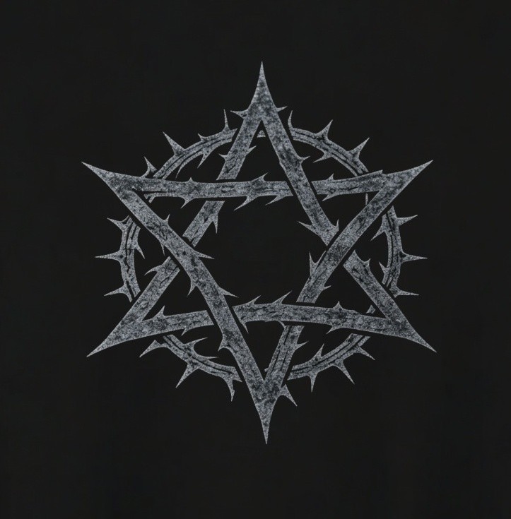 Hollowmark Custom Minimal Front Print Tee Black White S-5XL Casual Dark Shirt