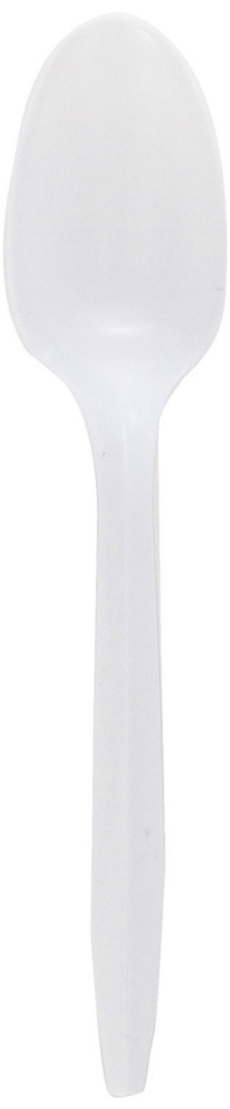 Polypropylene Medium-Weight Spoon, White Pack of 1,000