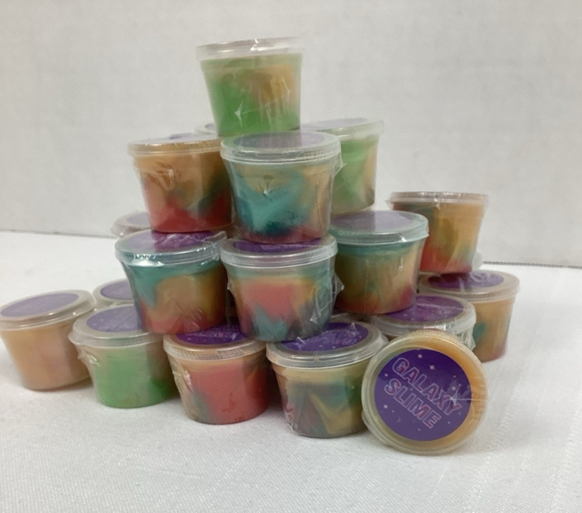 Kids Party Favors Galaxy Slime, 27 Pack Colorful Putty Toy
