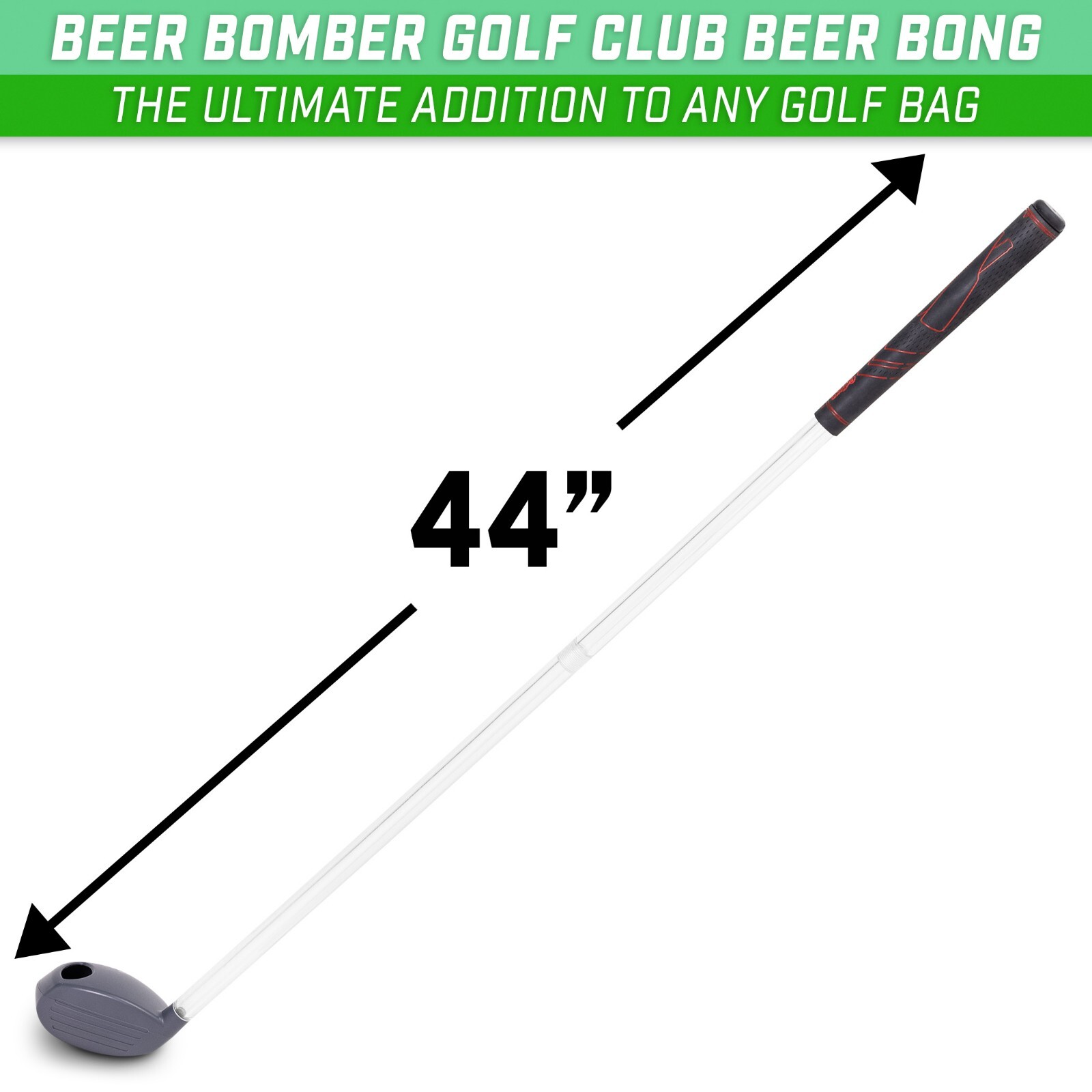 GoPong Beer Bomber Golf Club Beer Bong – Ultimate Novelty Party Gift for Golfers