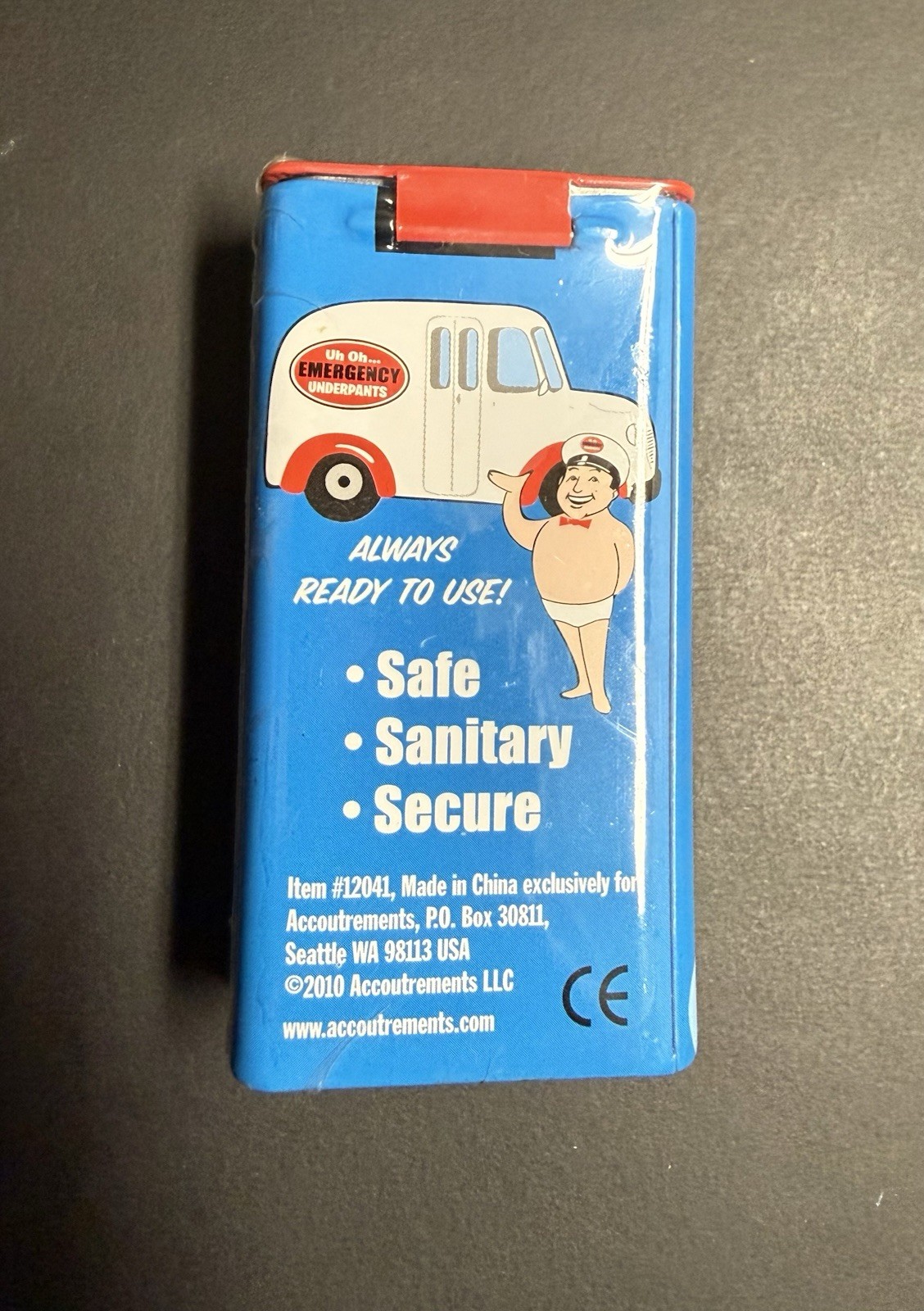 Archie McPhee Emergency Underpants Adult Party Humor Novelty