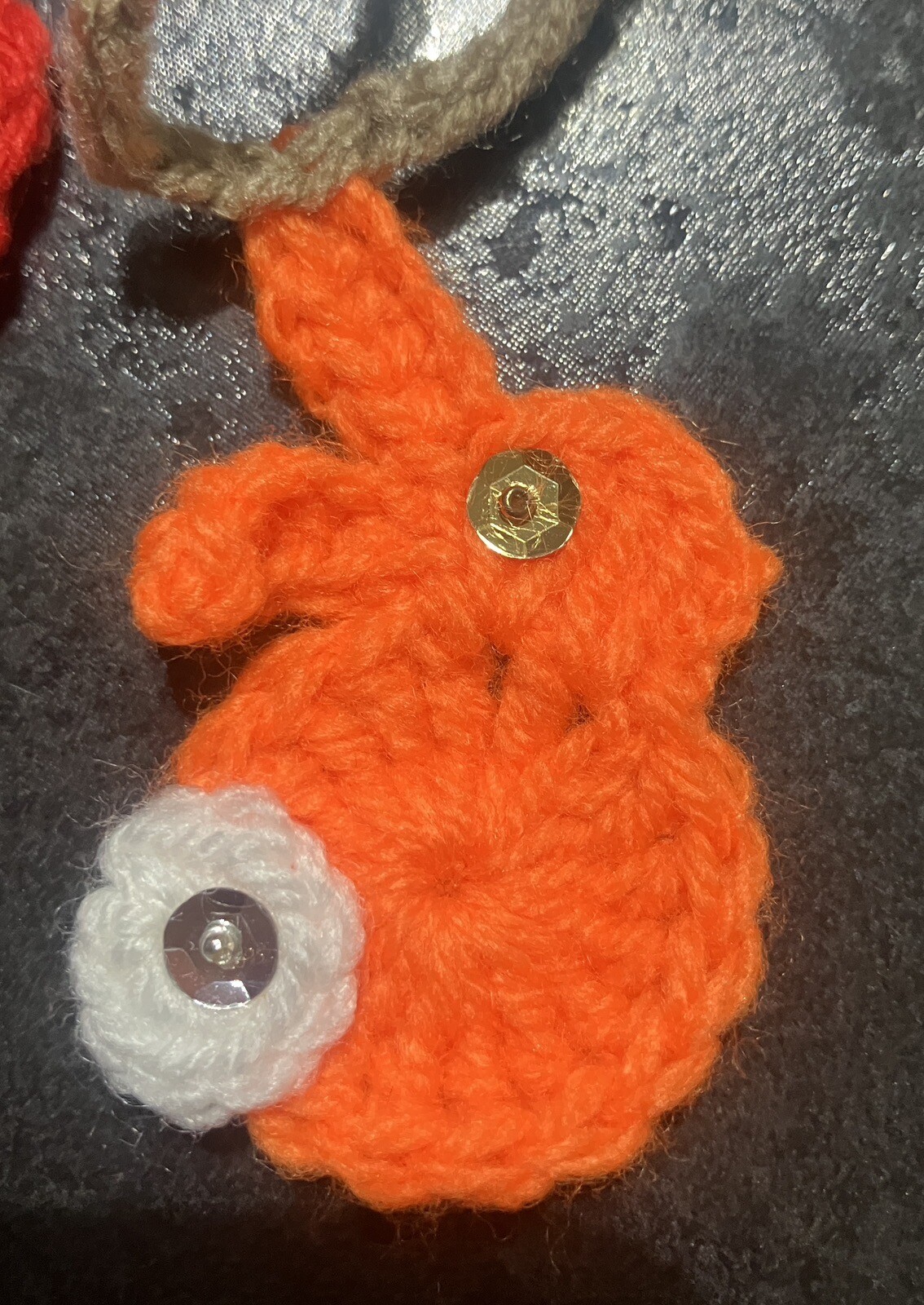 🐰NEW Rainbow Bunny Rabbit Hand Crochet sequin bunting camper SUMMER Gift