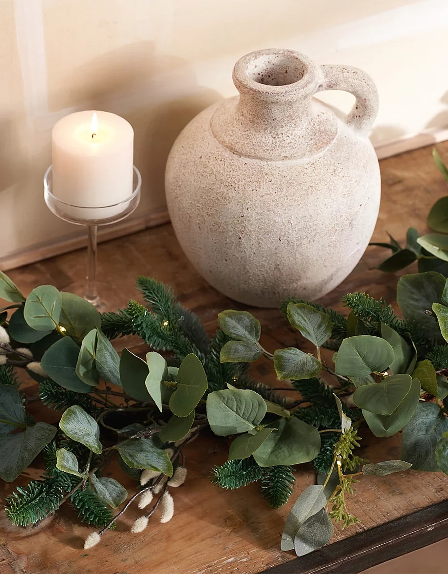 The White Company 180cm Pre Lit Foraged Winter Garland Brand New With Tags