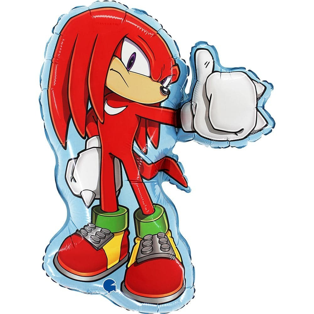 Sonic The Hedgehog 30″ Knuckles Foil Balloon (1 count)