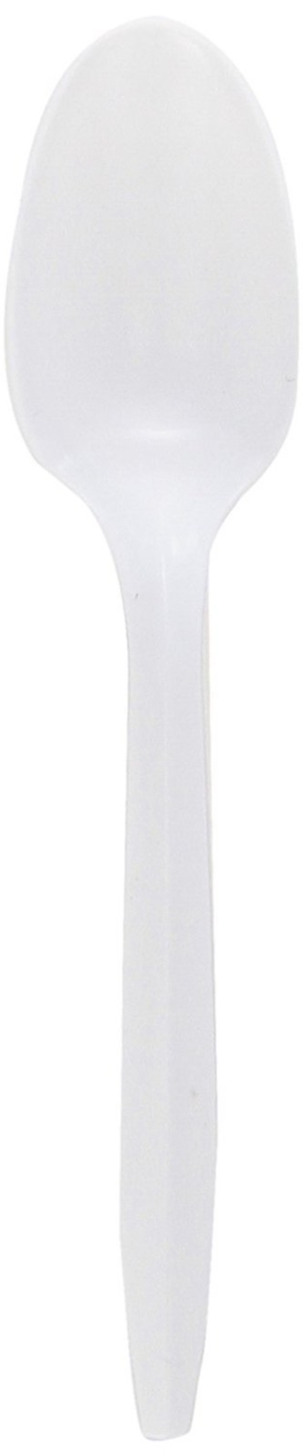 Polypropylene Medium-Weight Spoon, White Pack of 1,000