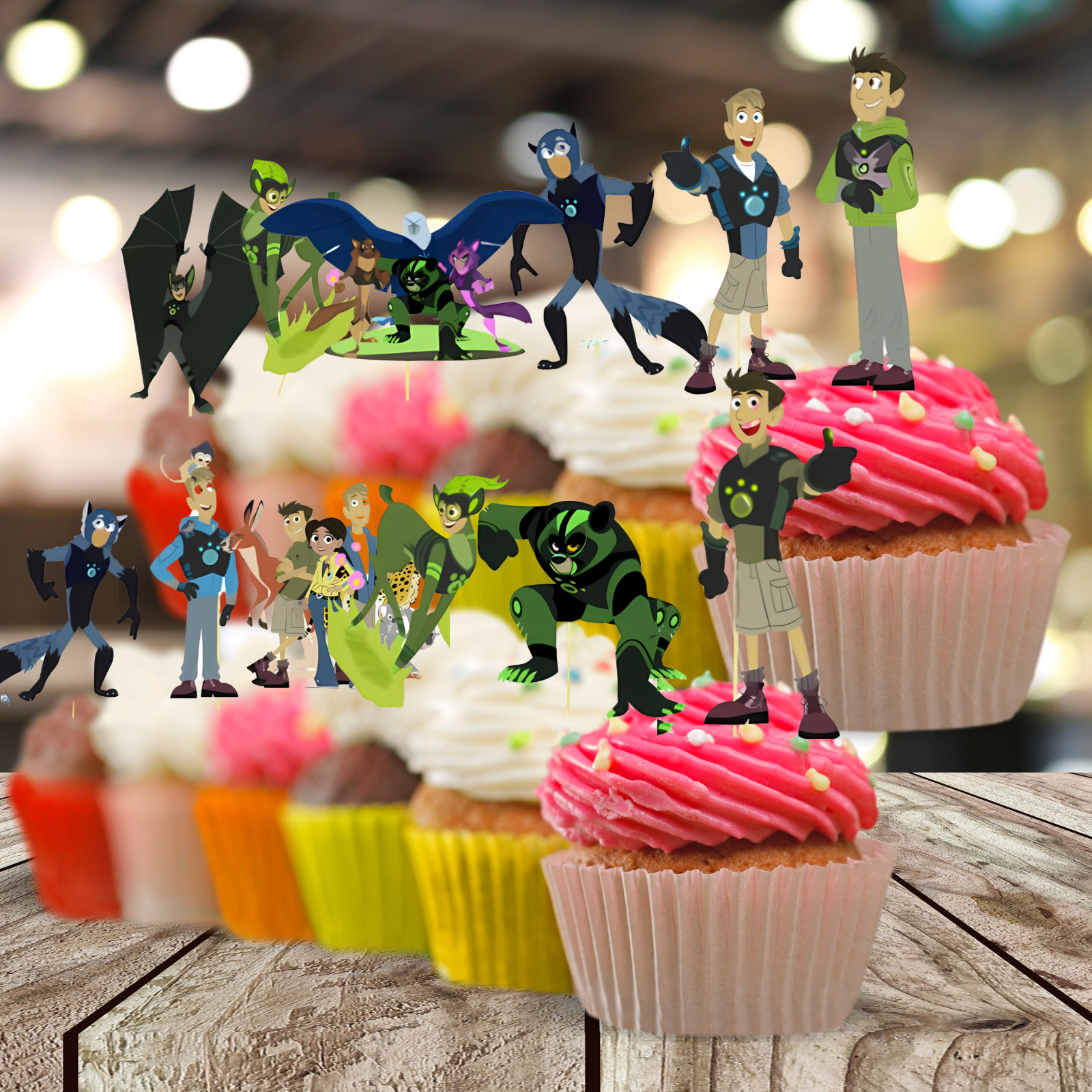 WILD KRATTS TABLEWARE birthday party supplies favor centerpiece decoration theme