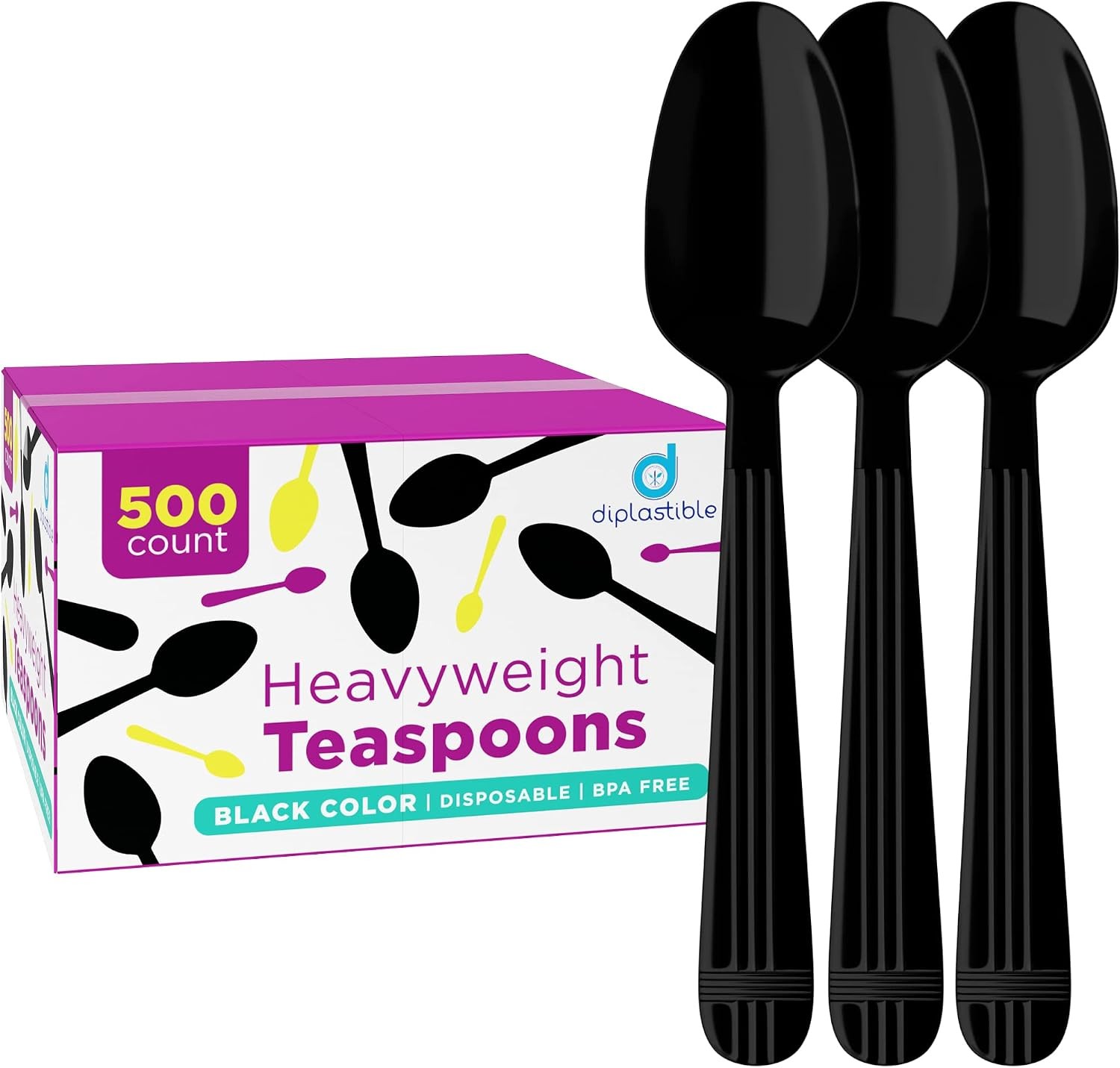 Plastic Spoons Heavy Duty – Disposable Spoons Plastic Utensils – Cutlery For