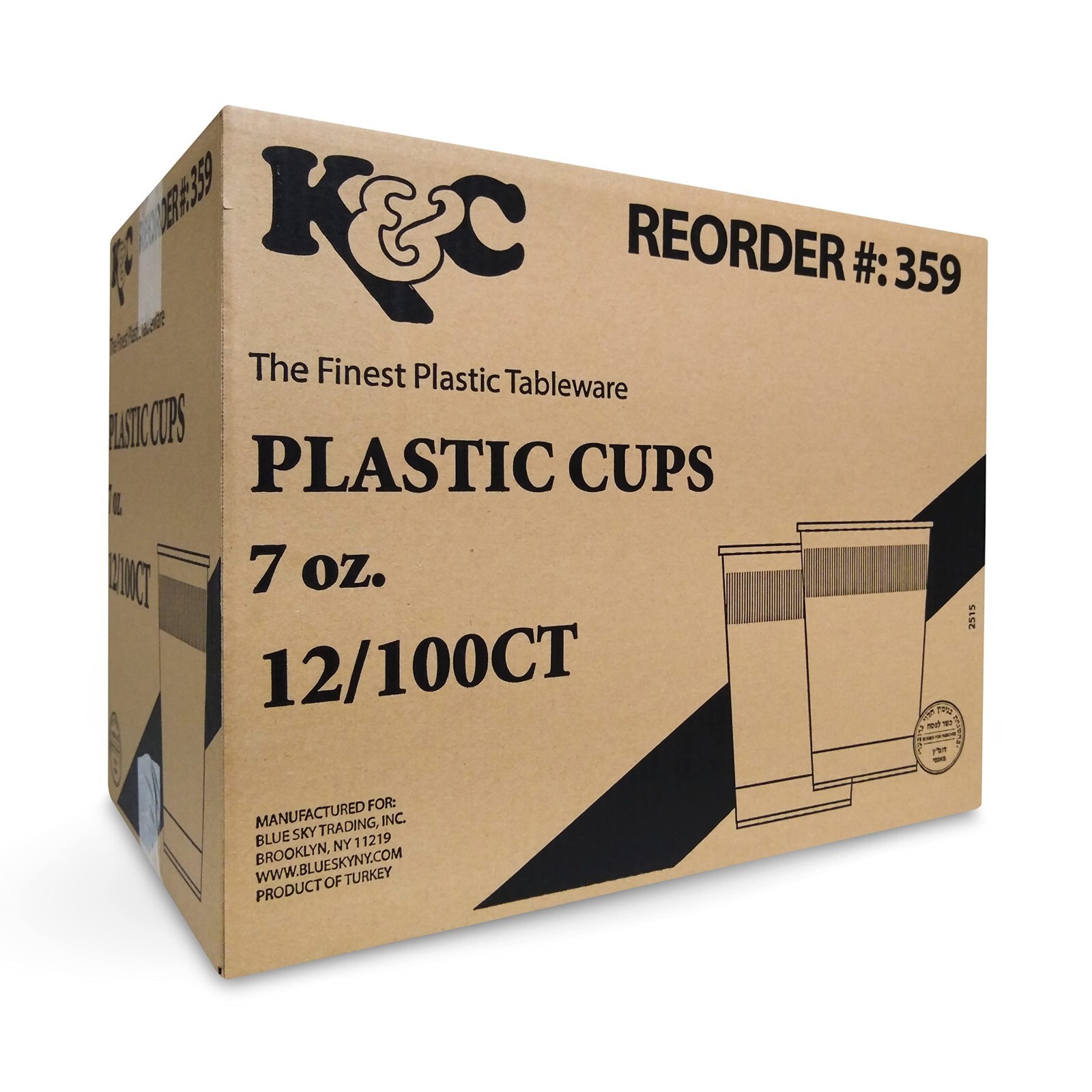 1200 Pack Clear Plastic Disposable Cups 7 oz Perfect for Party Drinking Cups