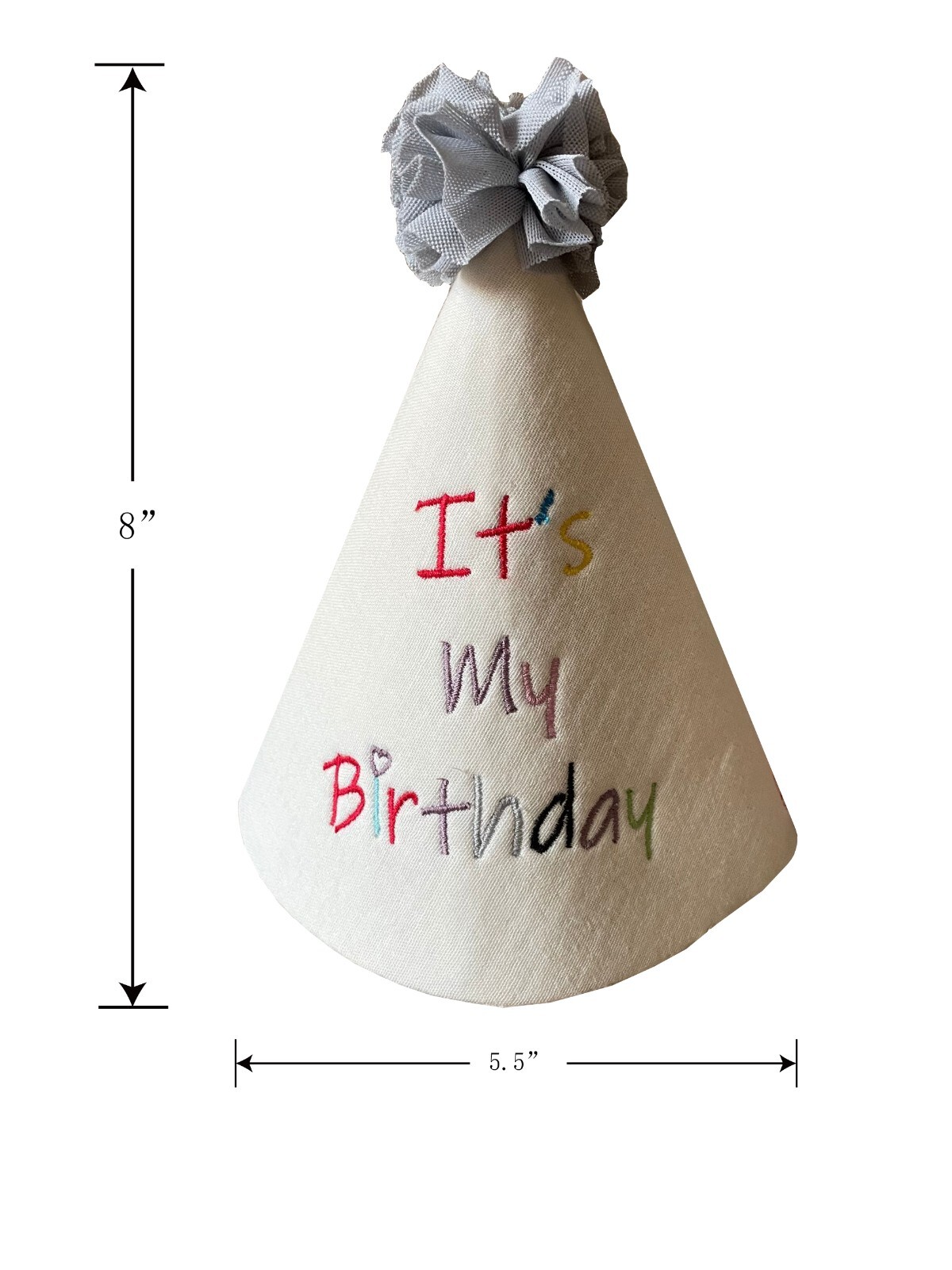 New “It is my Birthday” Kid/Teen/Adult/ Unisex Party Hat with Blue Ribbon
