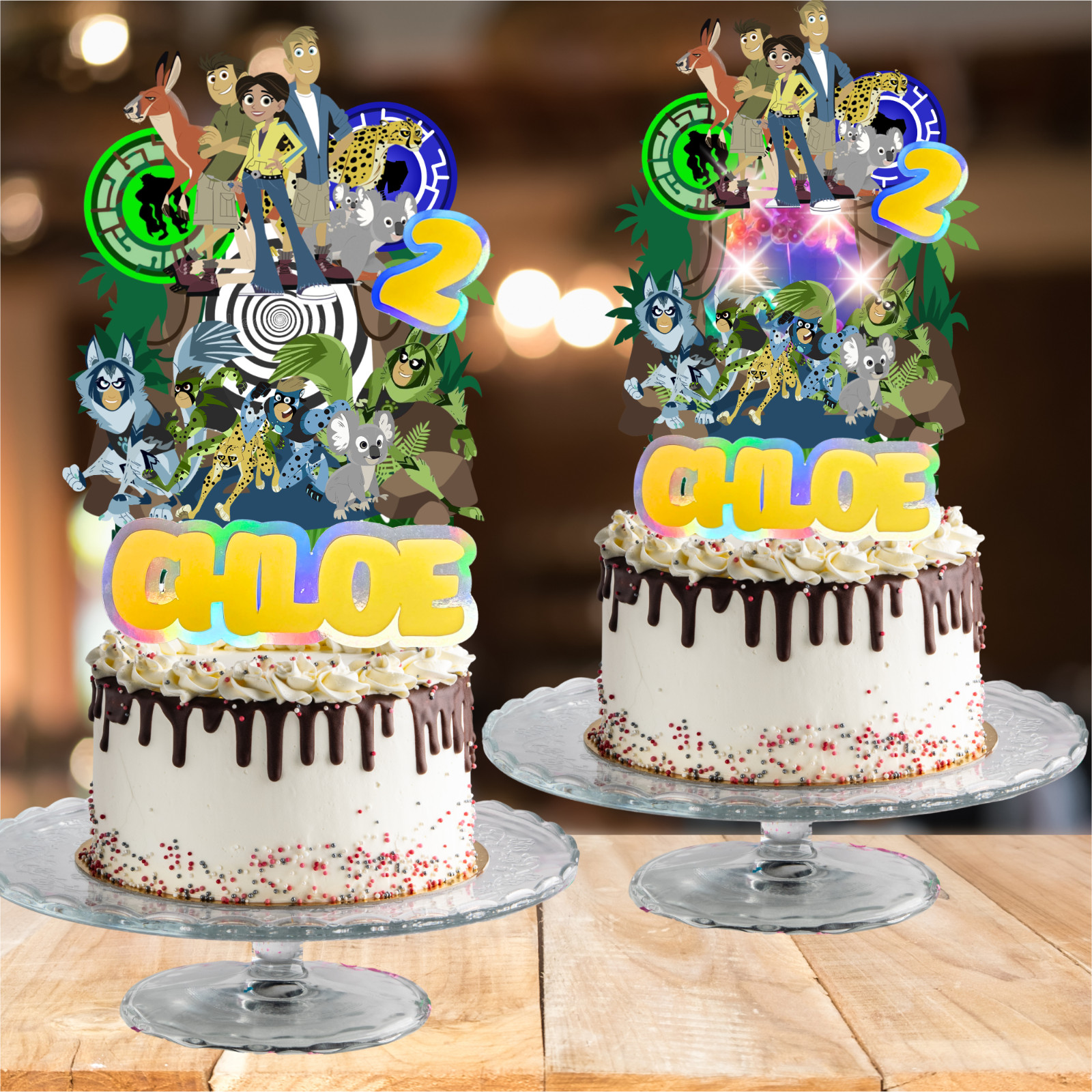 WILD KRATTS TABLEWARE birthday party supplies favor centerpiece decoration theme