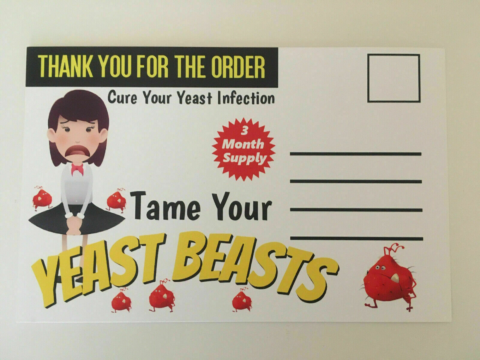 Adult PRANK Mail Postcards Funny Joke Revenge Gag Gift Love Gay – 4 Pack Variety